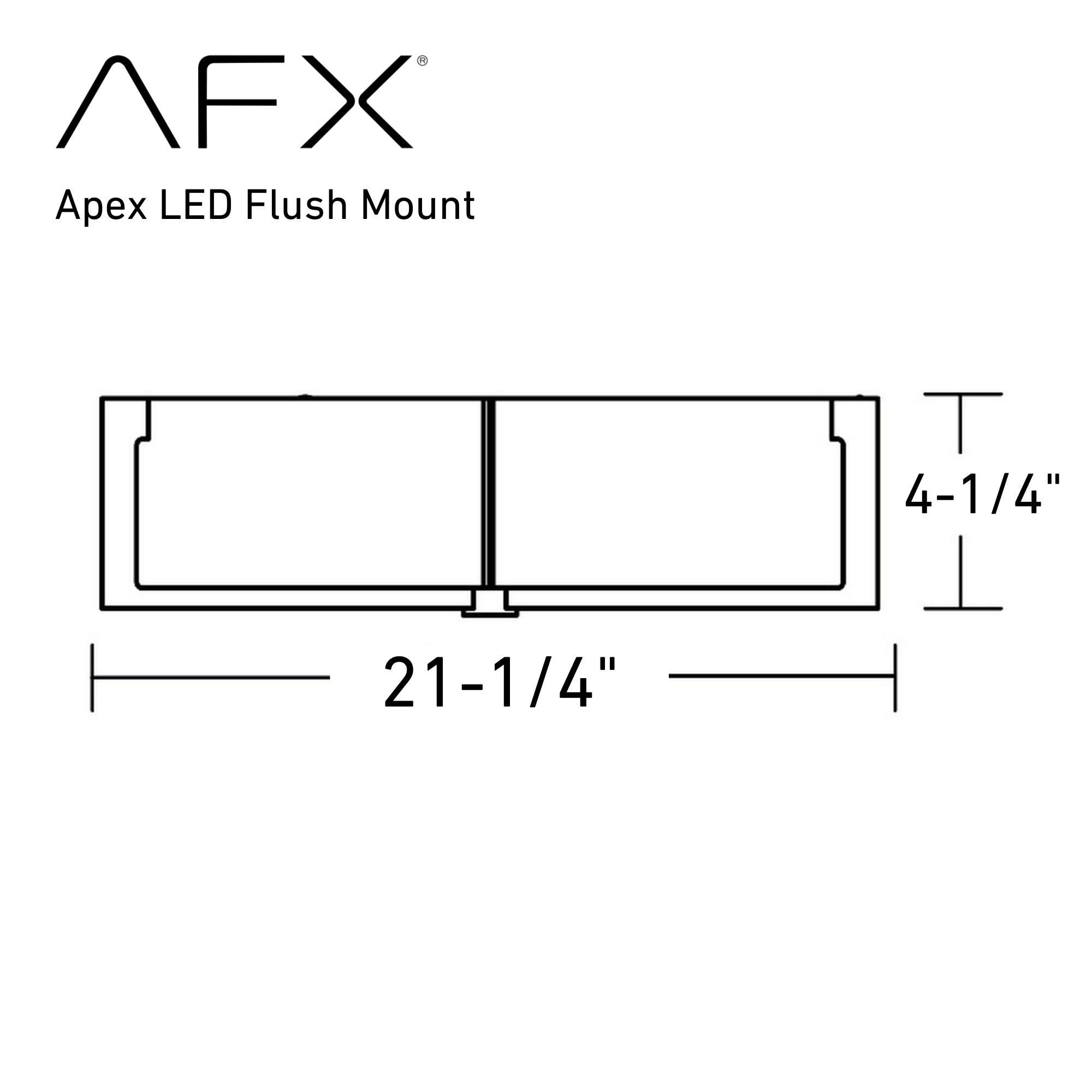 Apex 21" LED Flush Mount, Jute/Grey Finish