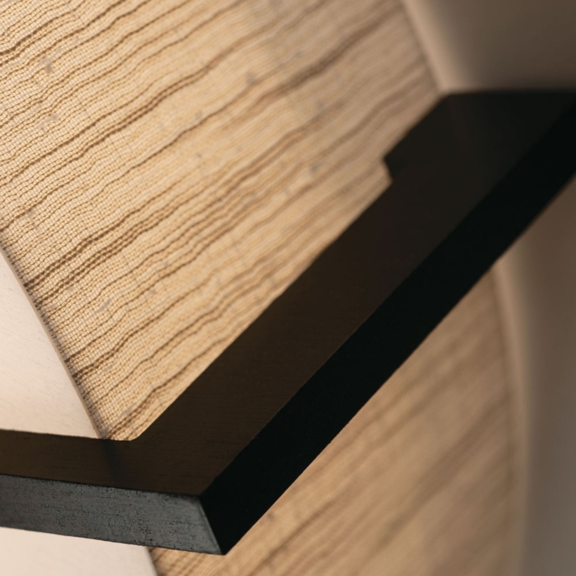 Apex 21" 3-Light Flush Mount, Jute/Espresso Finish