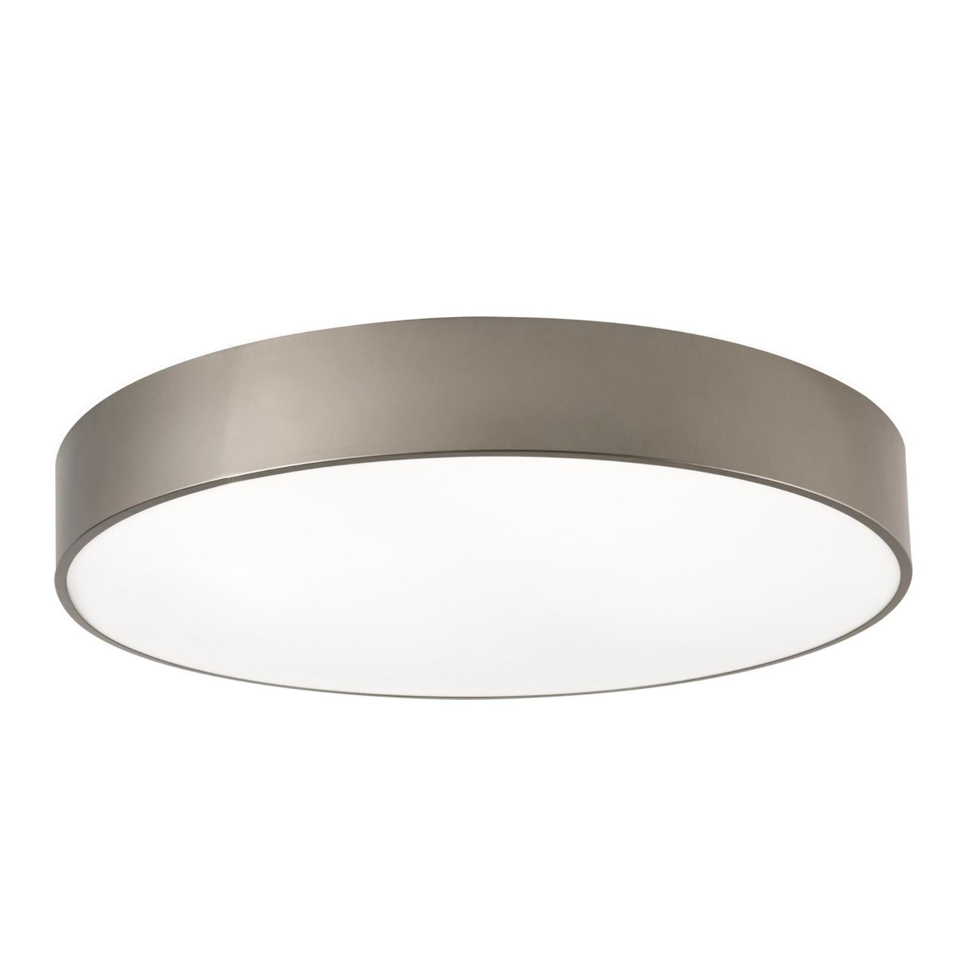 Bailey 30" LED Flush Mount, Satin Nickel Finish