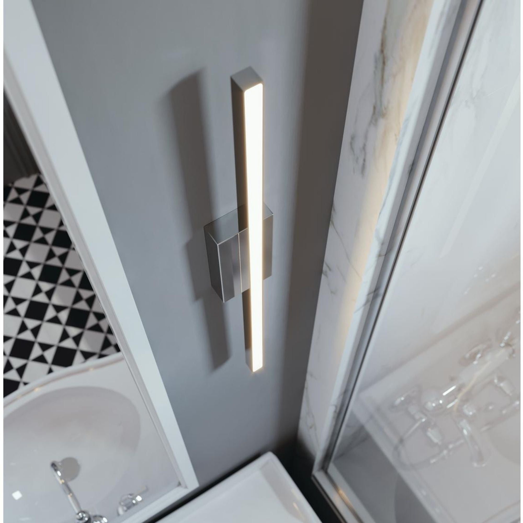 Barlow 18 in. LED Bath Bar Satin Nickel finish - Bees Lighting