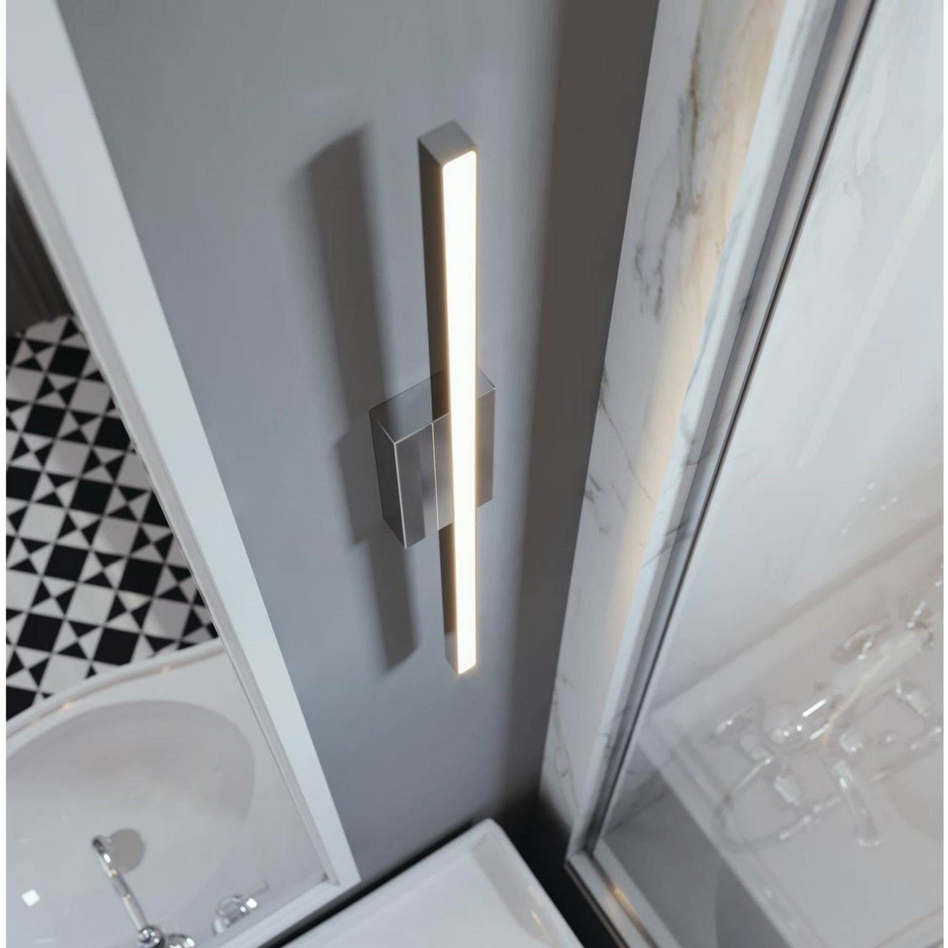 Barlow 36" LED Vanity, Satin Brass Finish - Bees Lighting