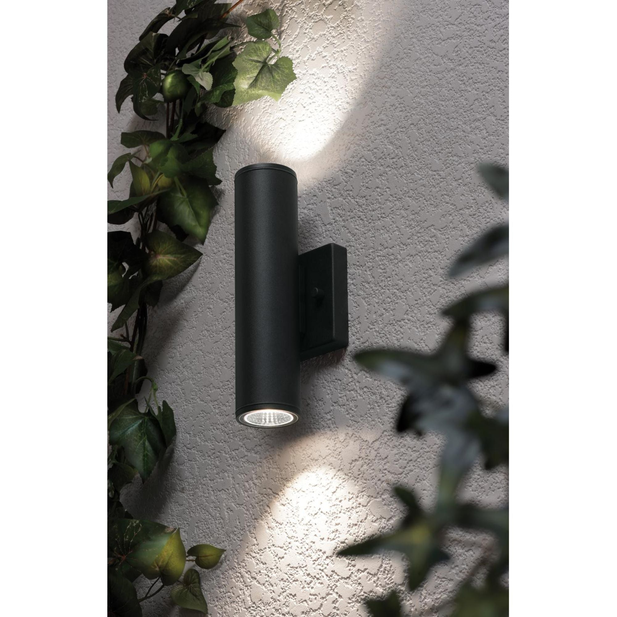 Beverly 10 in. LED Outdoor Wall Light 120-277V, Selectable CCT Black - Bees Lighting
