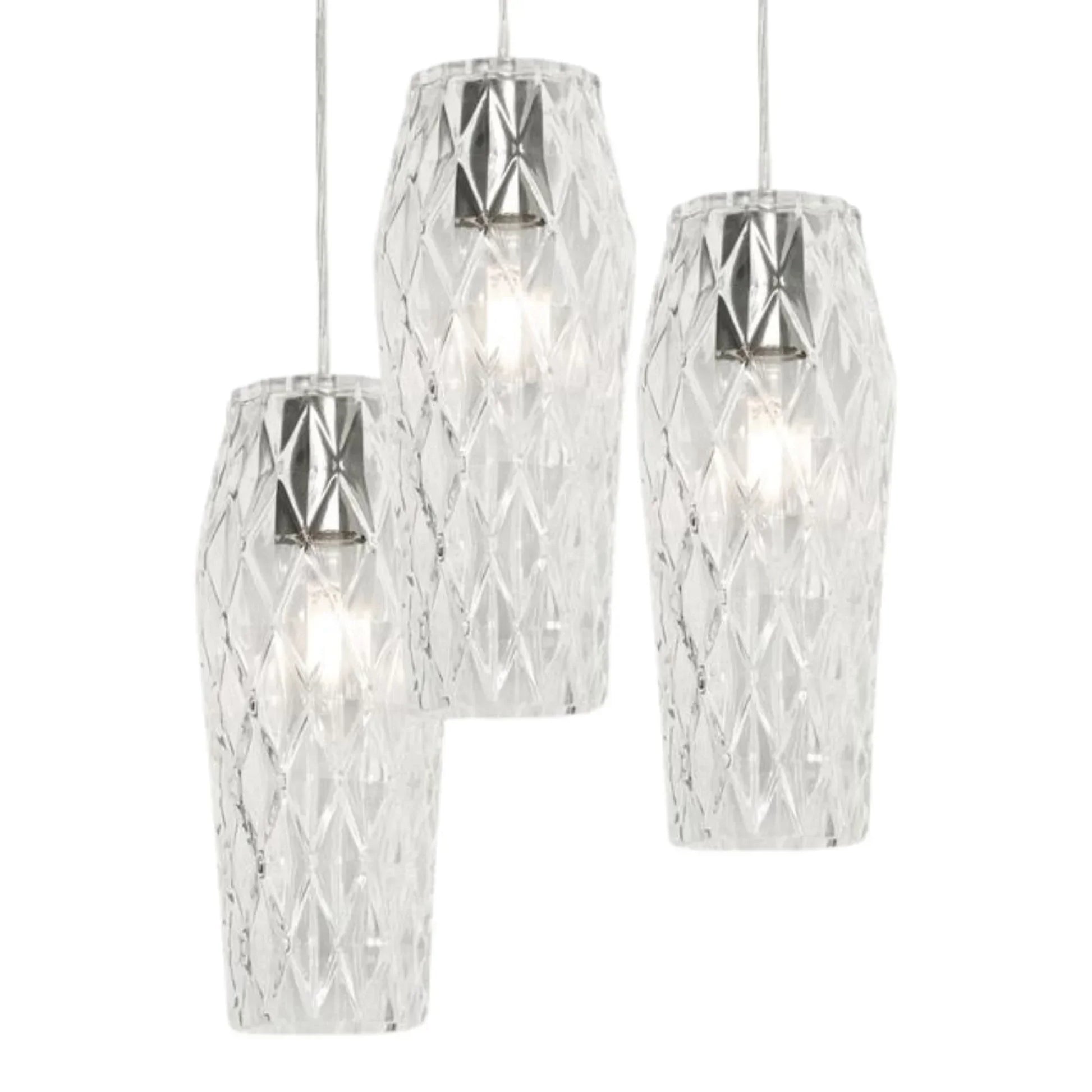 Candace 18 in. 3 Lights Round Pendant Light - Bees Lighting