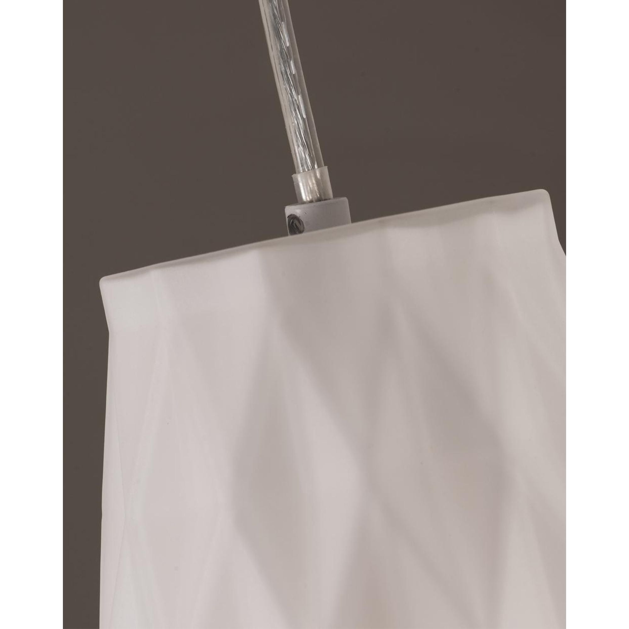 Candace 18" Multi-Port Pendant, Satin Nickel Finish, Opal Shade - Bees Lighting