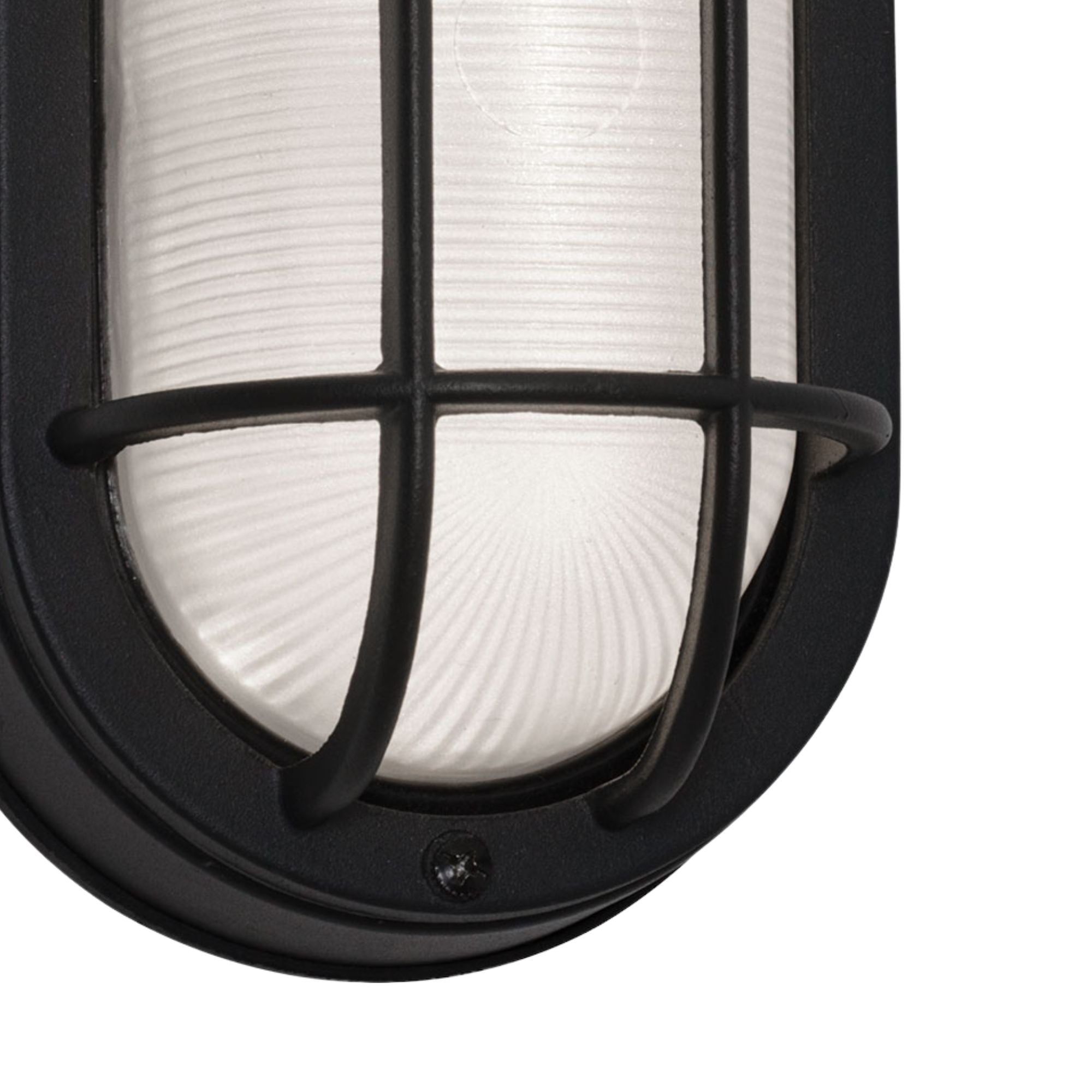 Cape 8.5" LED Bulkhead Light, 600 Lm, 3000K, Black - Bees Lighting