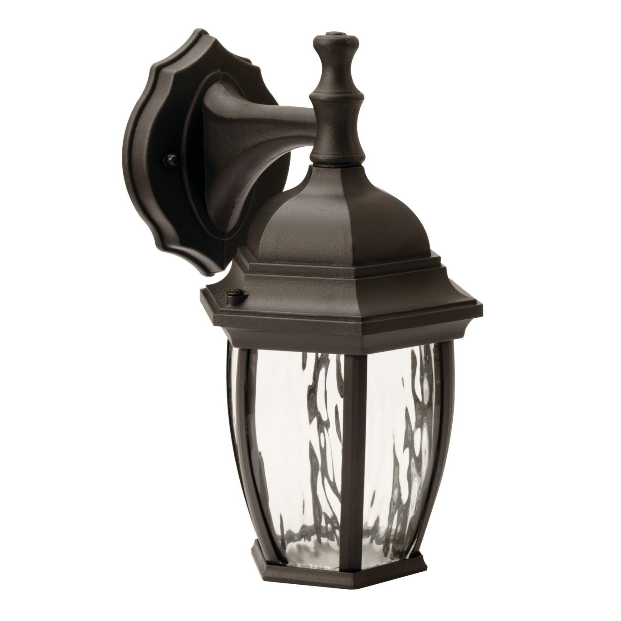 Clark 12 in. LED Outdoor Wall Light Black Finish 3000K - Bees Lighting