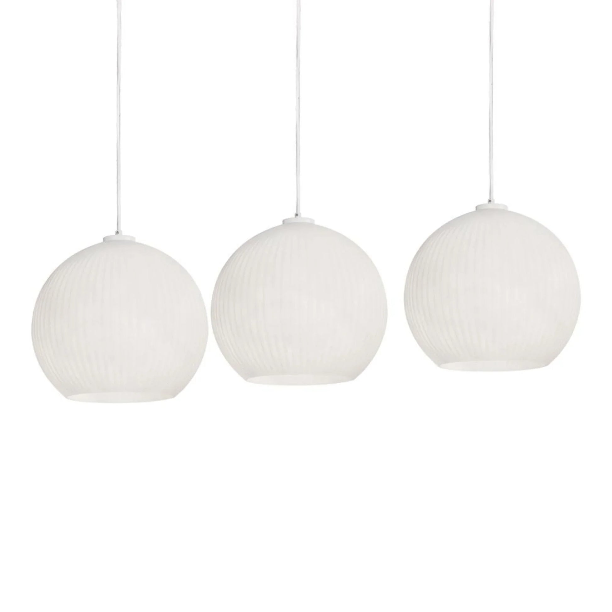 Cleo 48" Linear Pendant, White Finish - Bees Lighting