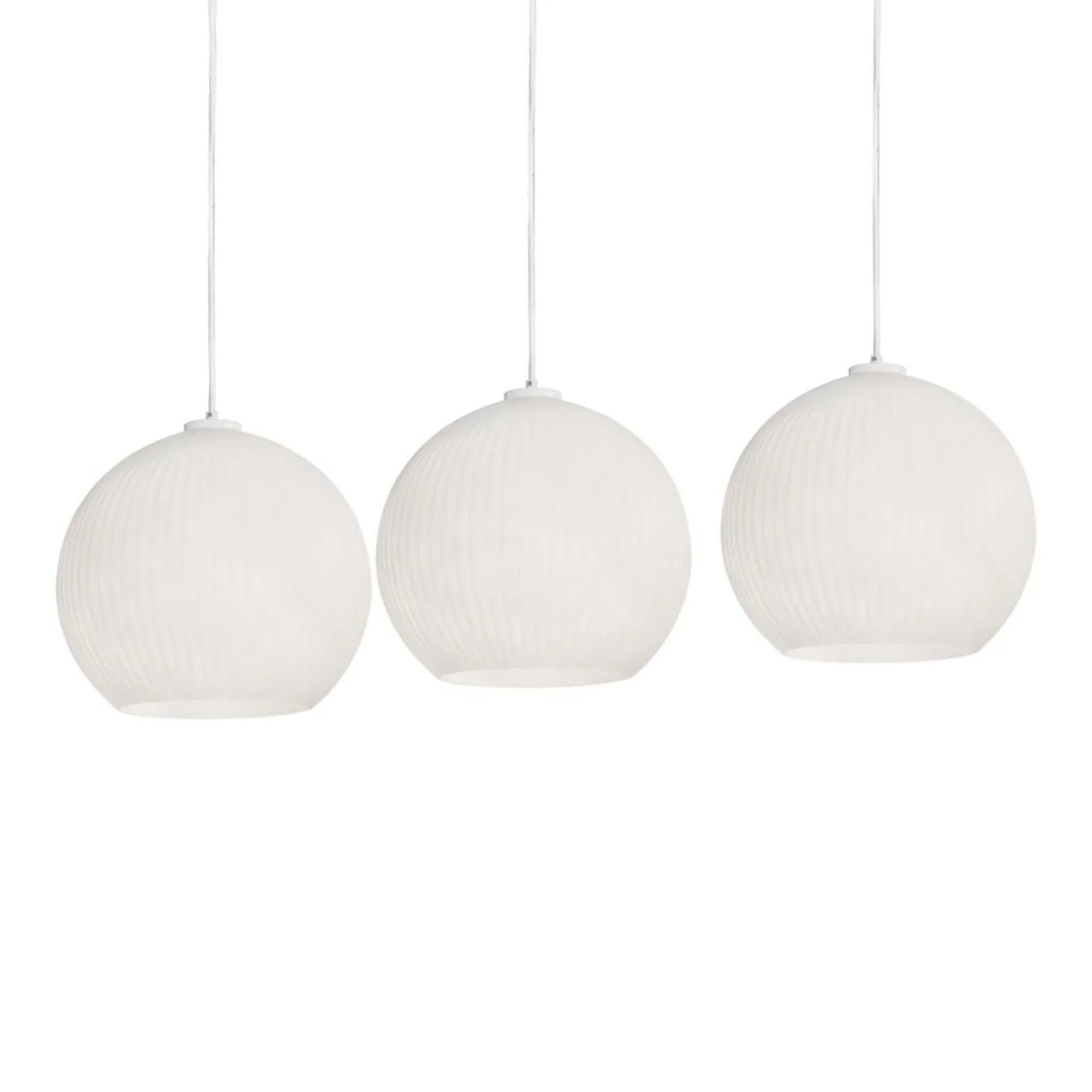 Cleo 48" Linear Pendant, White Finish - Bees Lighting