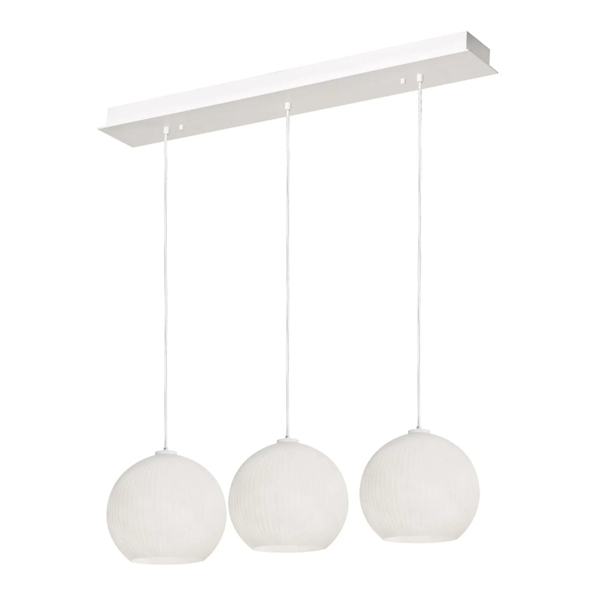 Cleo 48" Linear Pendant, White Finish - Bees Lighting