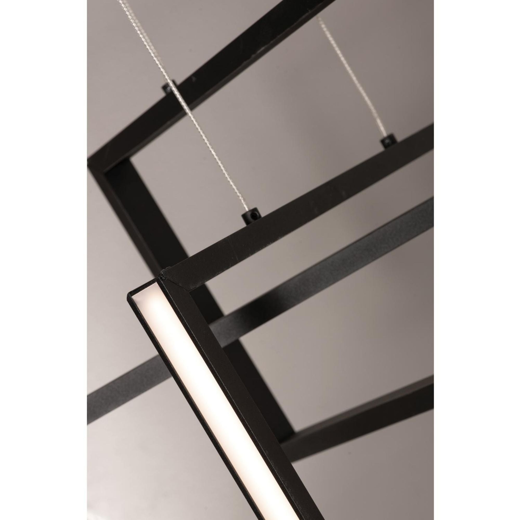 Cole 24" LED Pendant, Black Finish - Bees Lighting