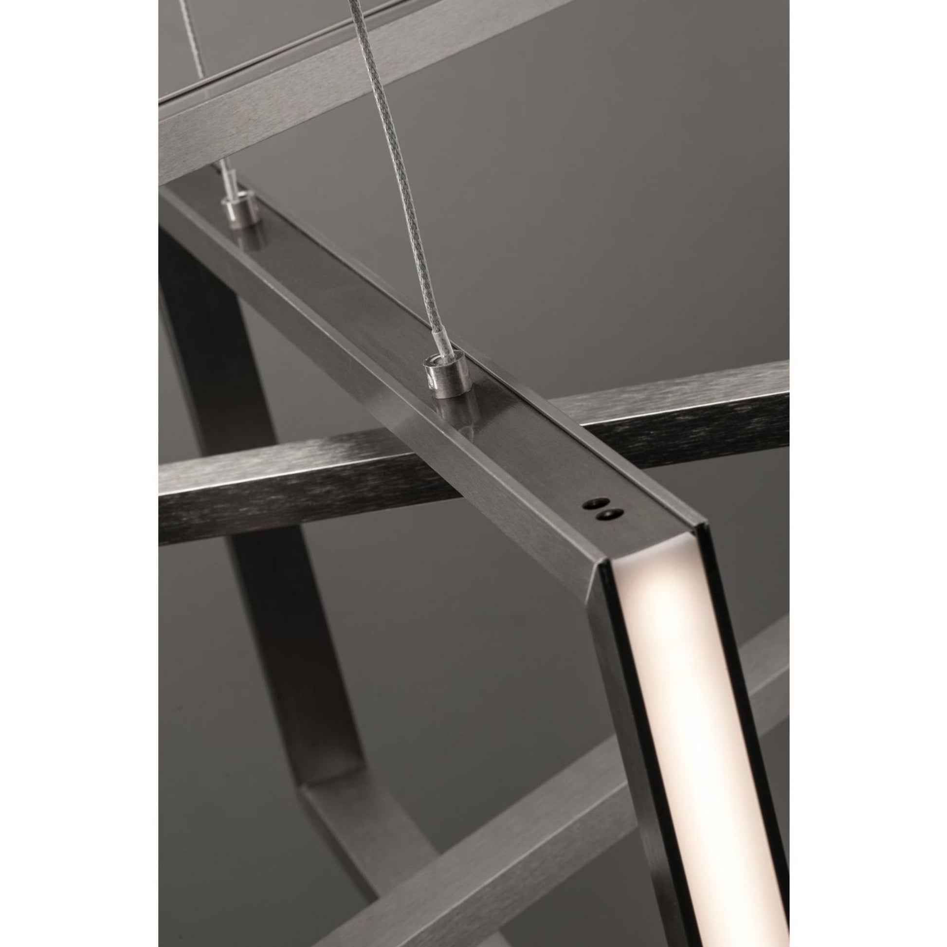 Cole 24" LED Pendant, Satin Nickel Finish - Bees Lighting