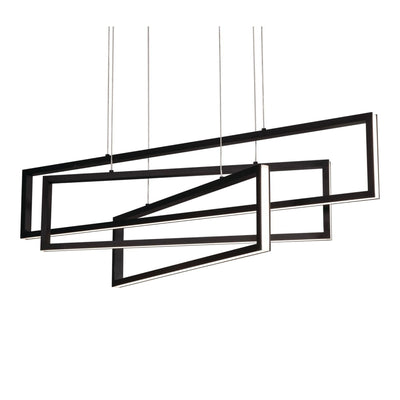 Cole 39 in. LED Pendant Light Black finish