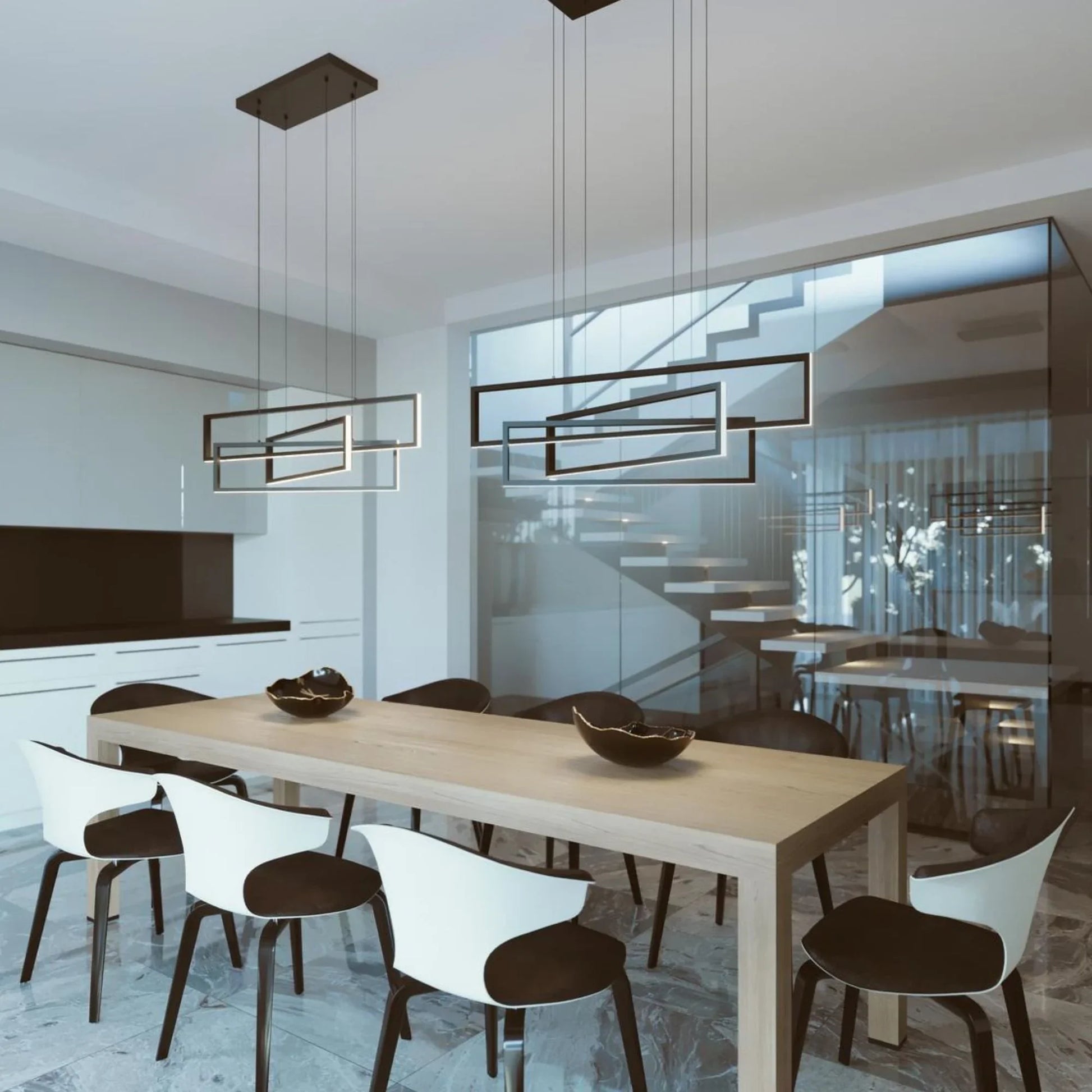 Cole 39" LED Pendant, Gold Finish - Bees Lighting