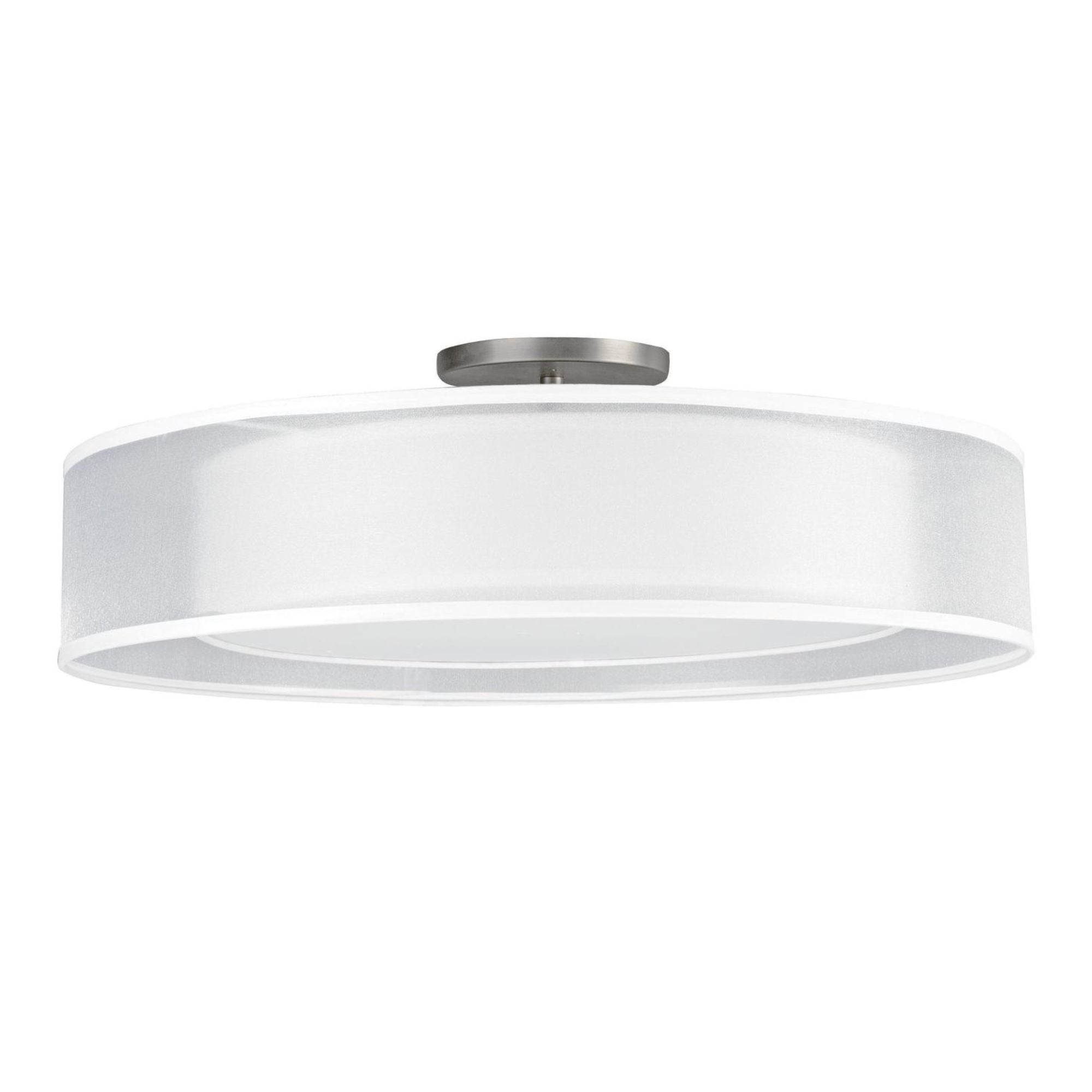 Cortez Selectable CCT LED Semi flush Mount Light