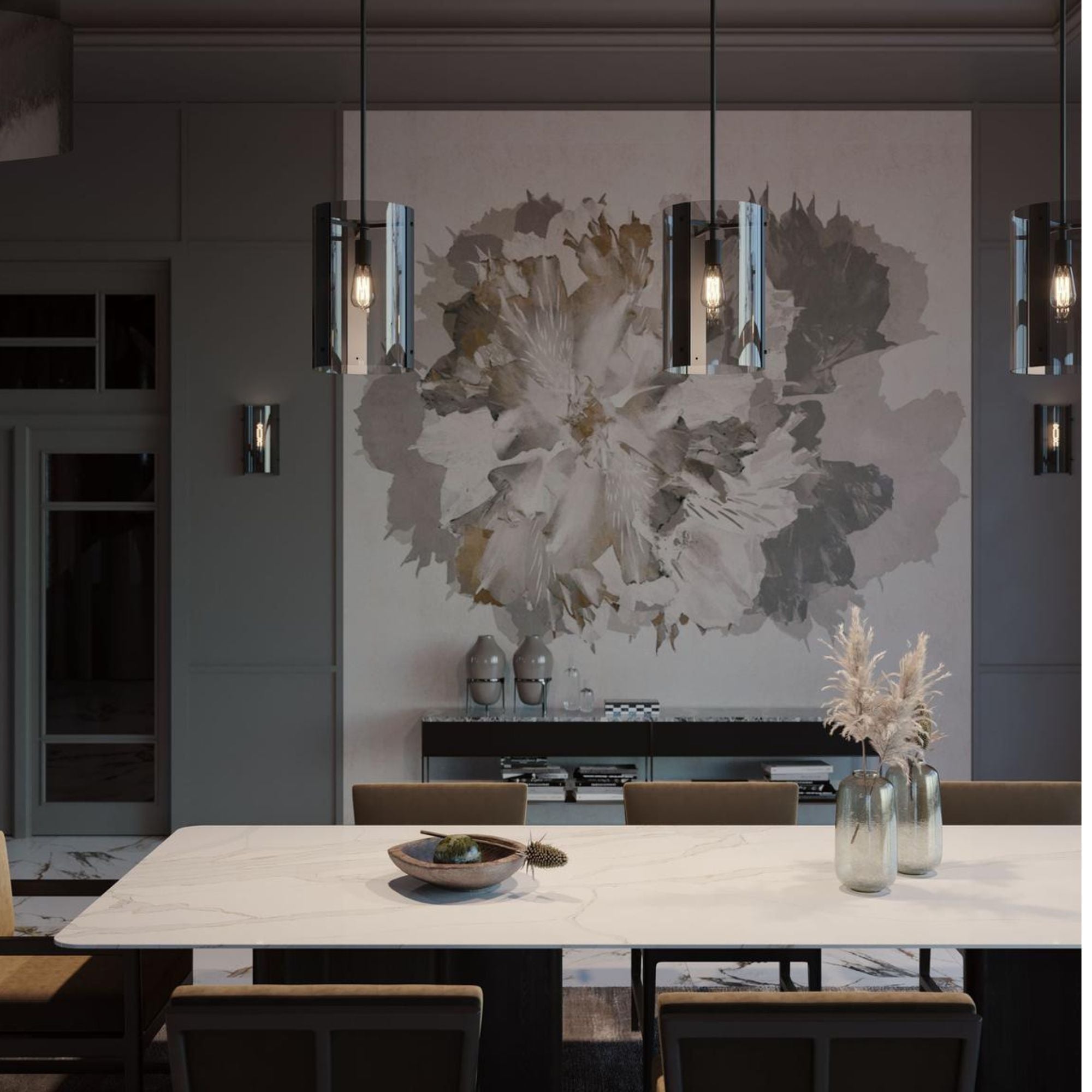 Dana 10'' Pendant Light, Black Finish - Bees Lighting