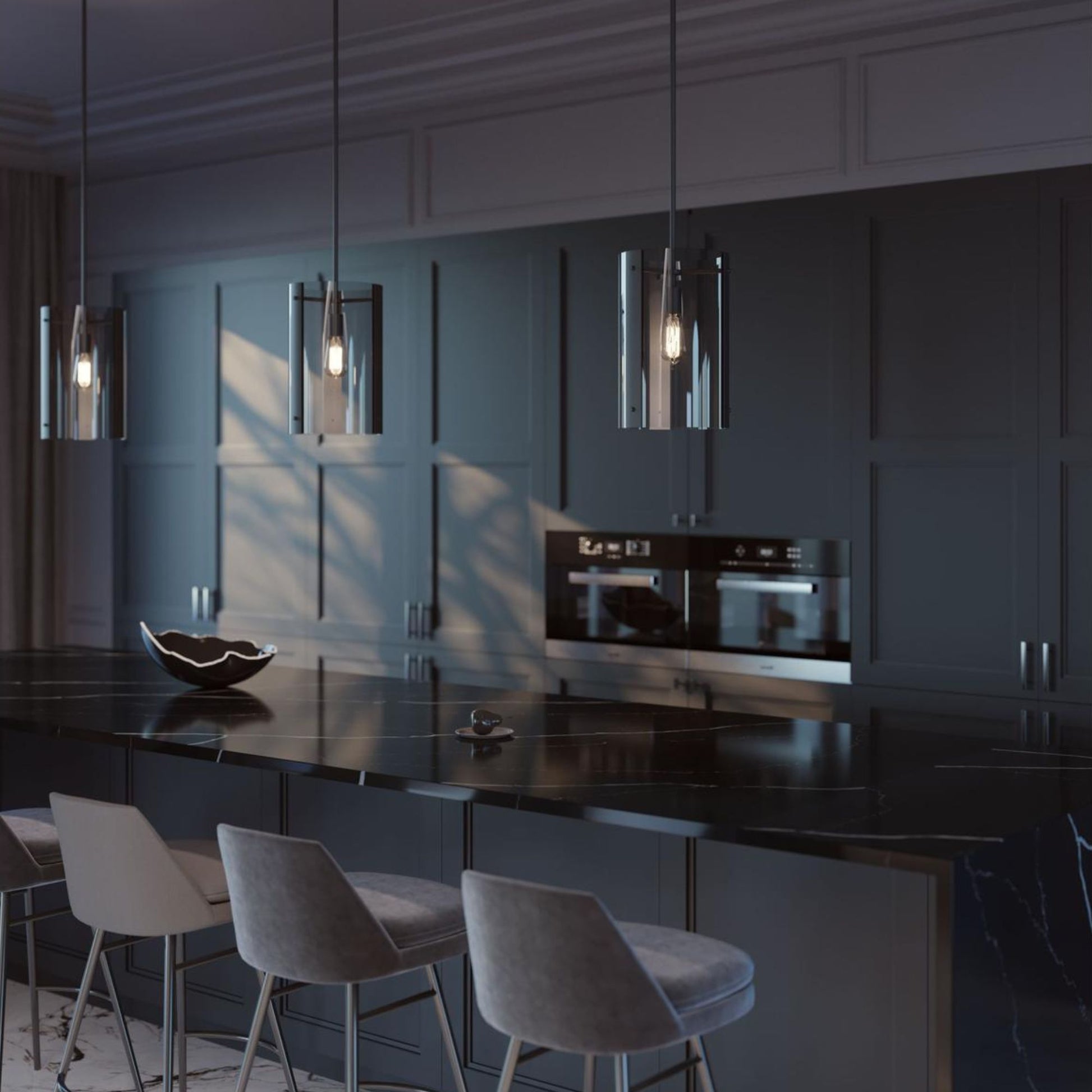Dana 10'' Pendant Light, Black Finish - Bees Lighting
