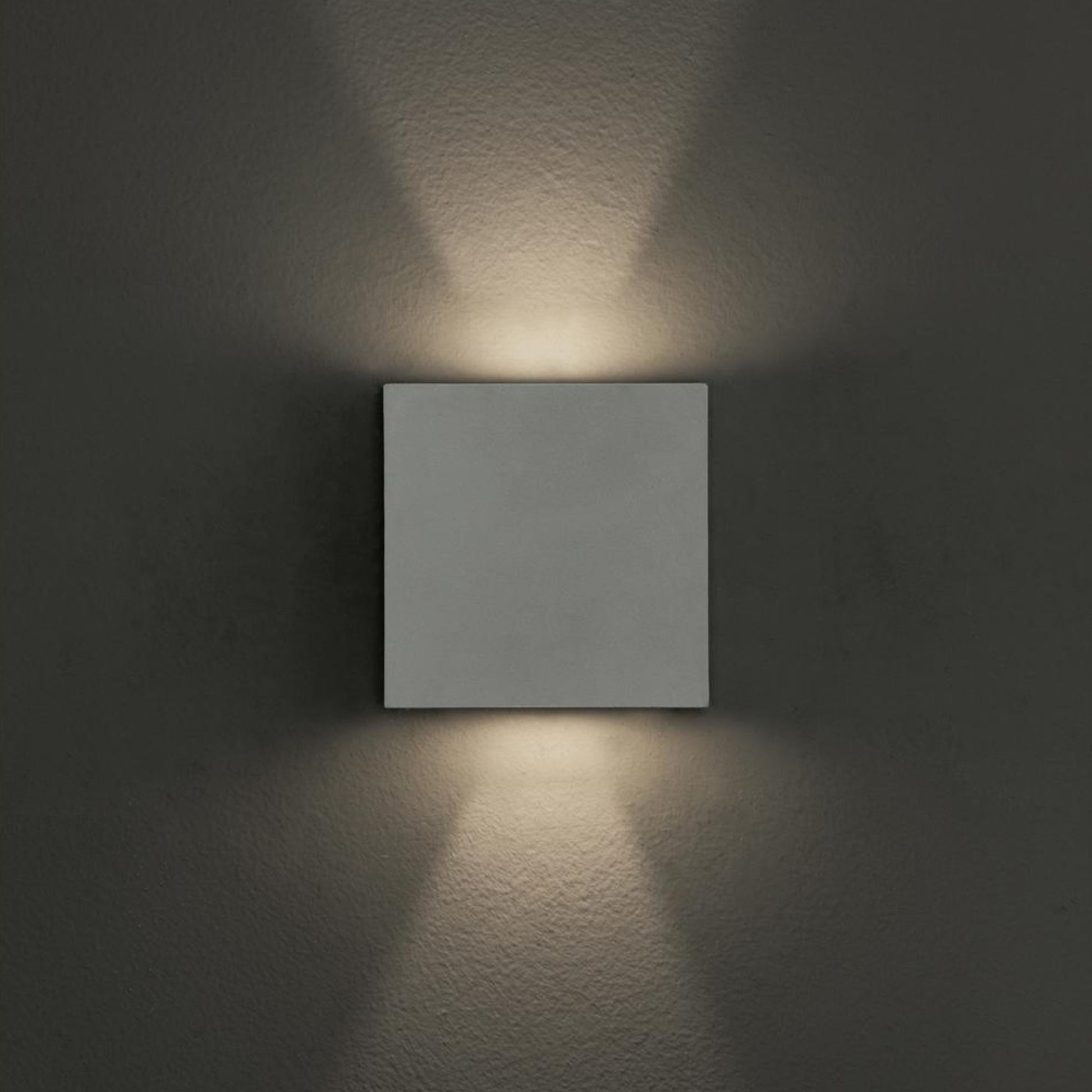 Dexter 6" 2-Light LED Outdoor Wall Sconce, Black Finish - Bees Lighting