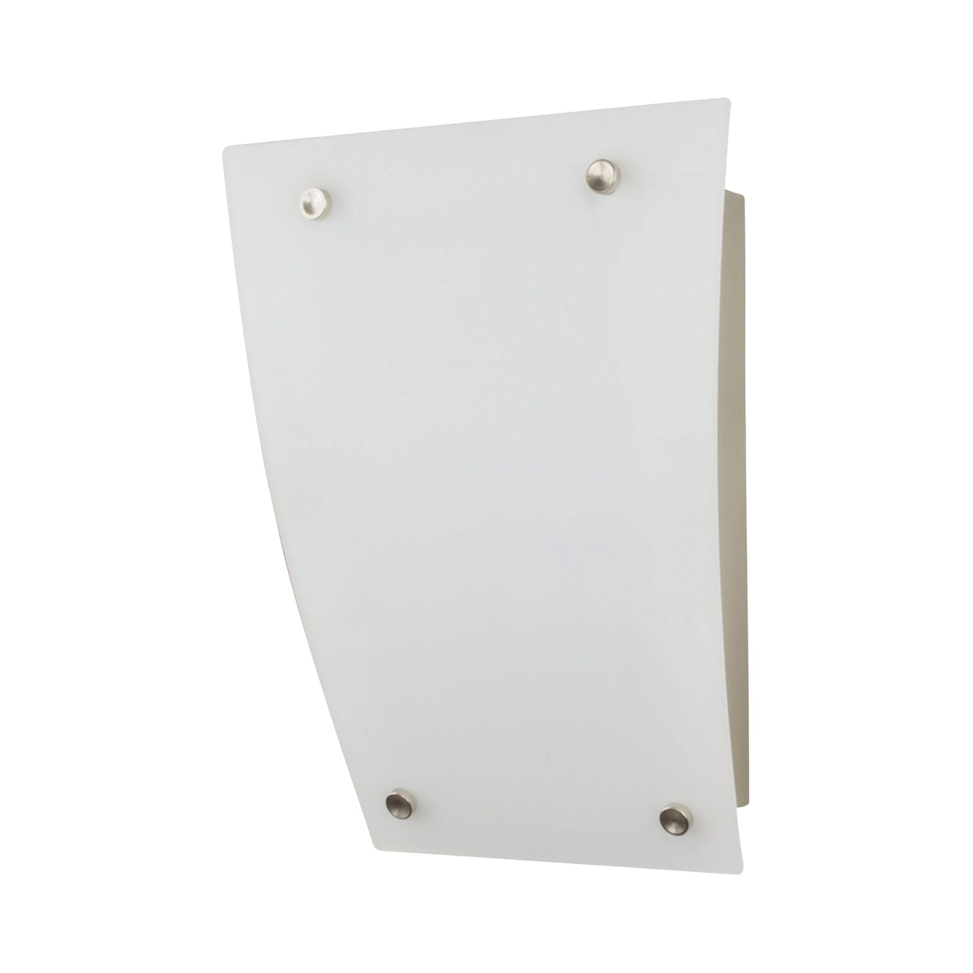 Dorset 12 in. LED Wall Light Satin Nickel Finish Matte White Shade - Bees Lighting