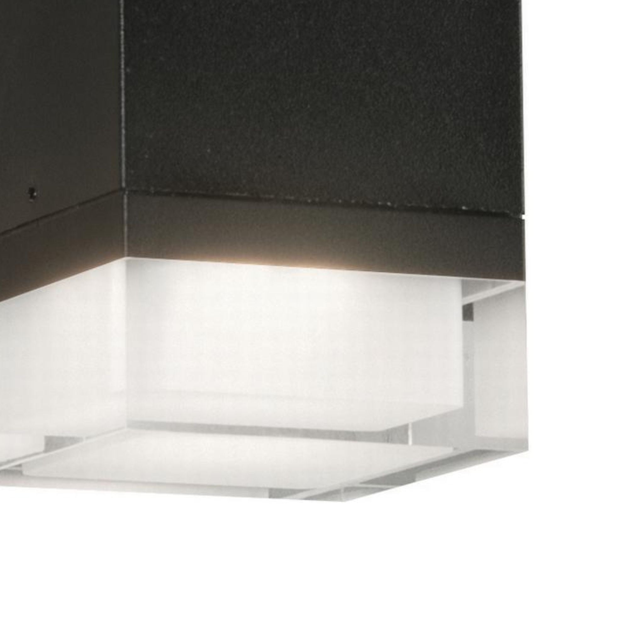 Edmund 8 in. LED Outdoor Wall Sconce Selectable CCT Black Finish - Bees Lighting
