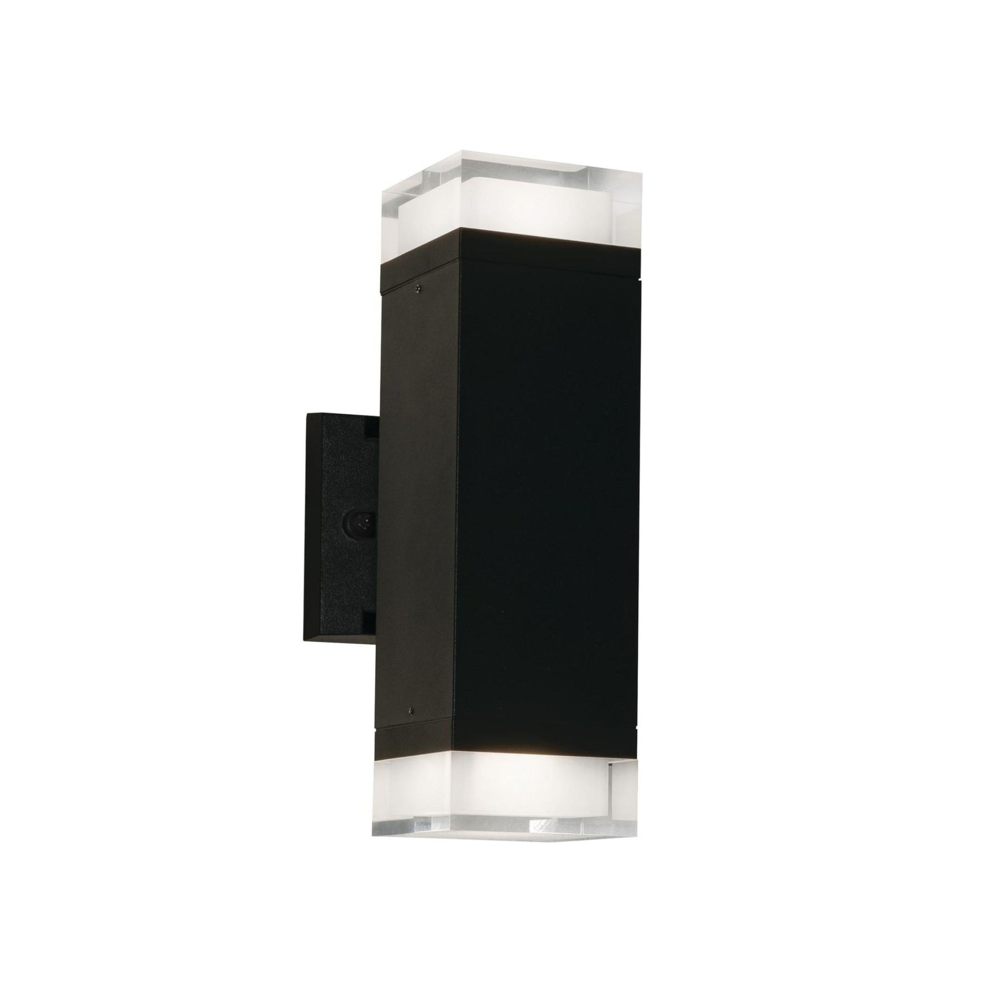 LED Outdoor Wall Light, Up/Down Light, 26W, 2400lm, 30K/35K/40K, 120-277V, Black - Bees Lighting