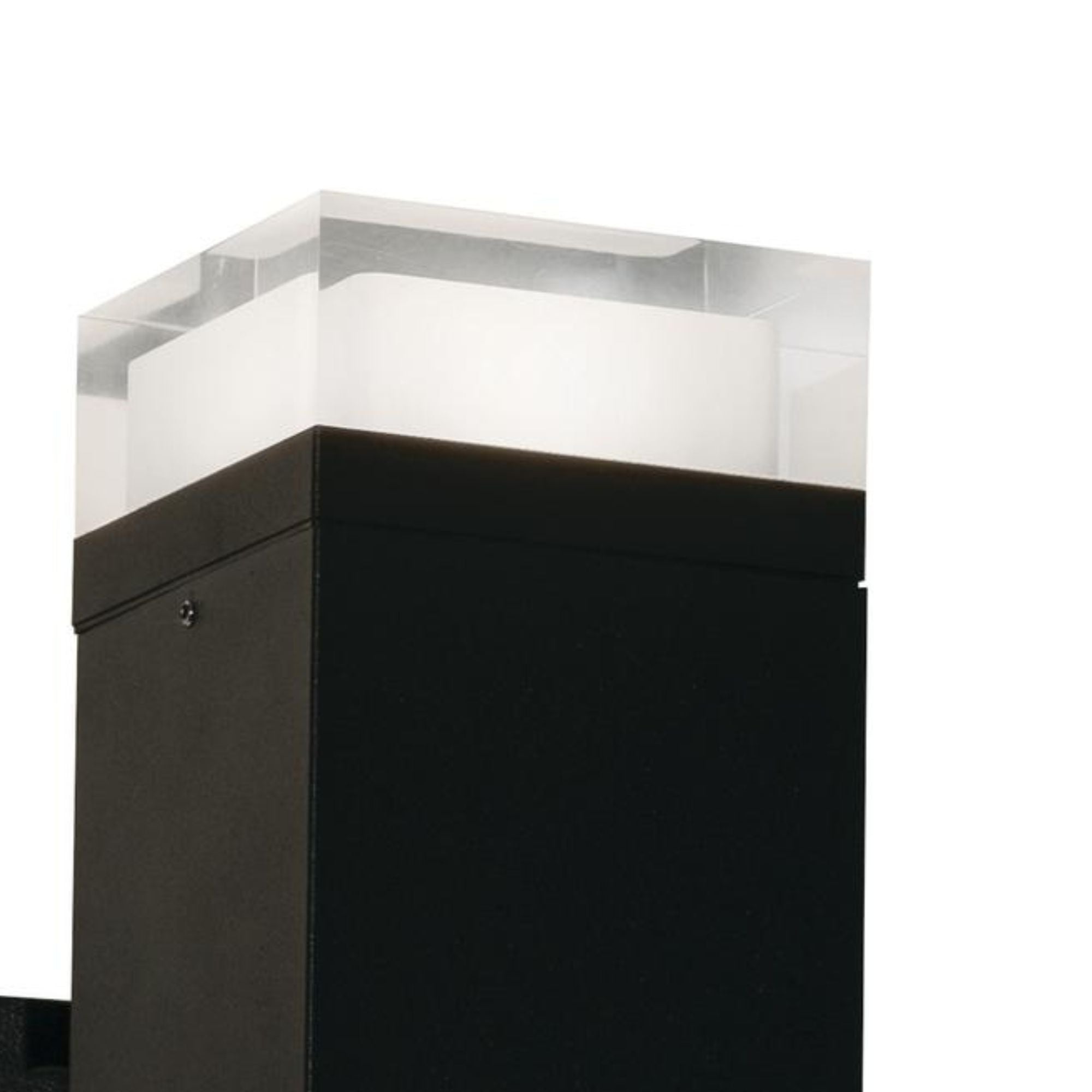 Edmund 12 in. LED Outdoor Wall Sconce Selectable CCT Black Finish - Bees Lighting