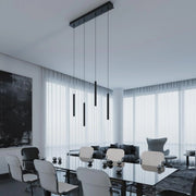 Eli 36" LED Linear Pendant, Black Finish - Bees Lighting