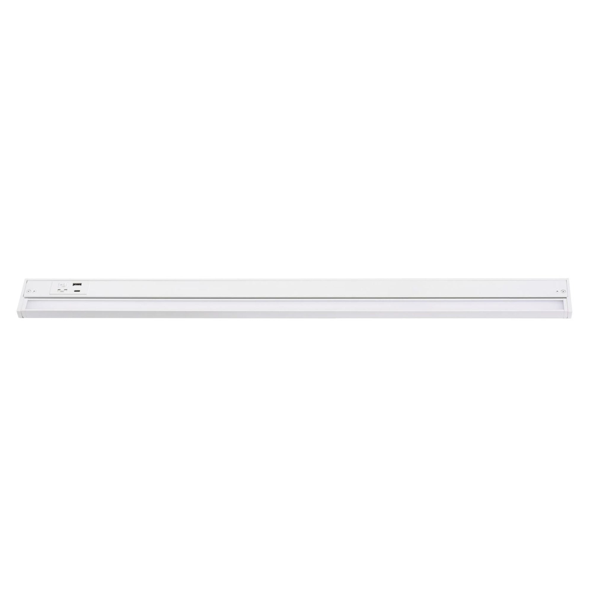 Elena 40-Inch Under Cabinet LED Light, Selectable CCT 2700K to 5000K, 120V, White - Bees Lighting