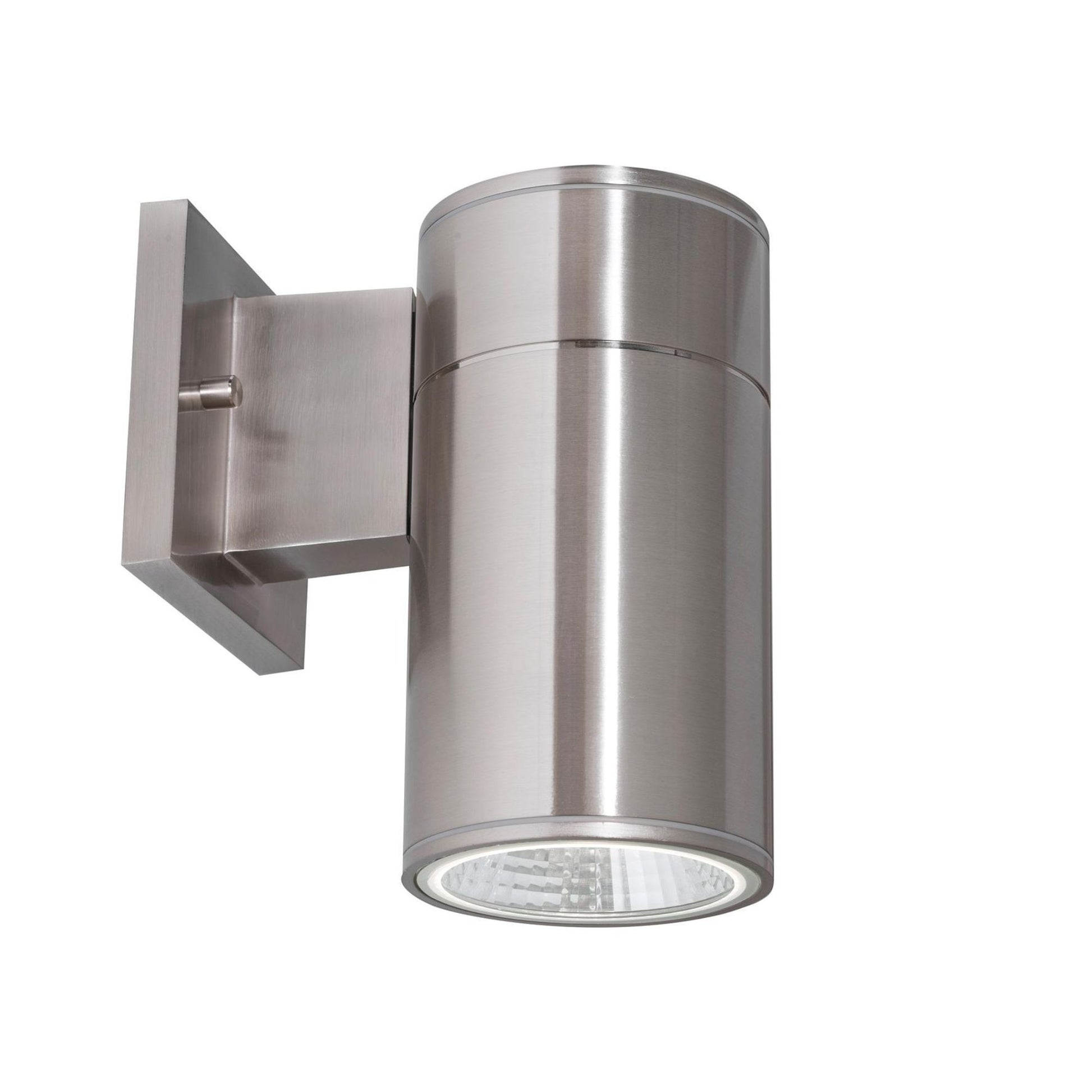 LED Outdoor Cylinder Wall Light, 12W, 1000lm, 30K/35K/40K, 120-277V, Satin - Bees Lighting