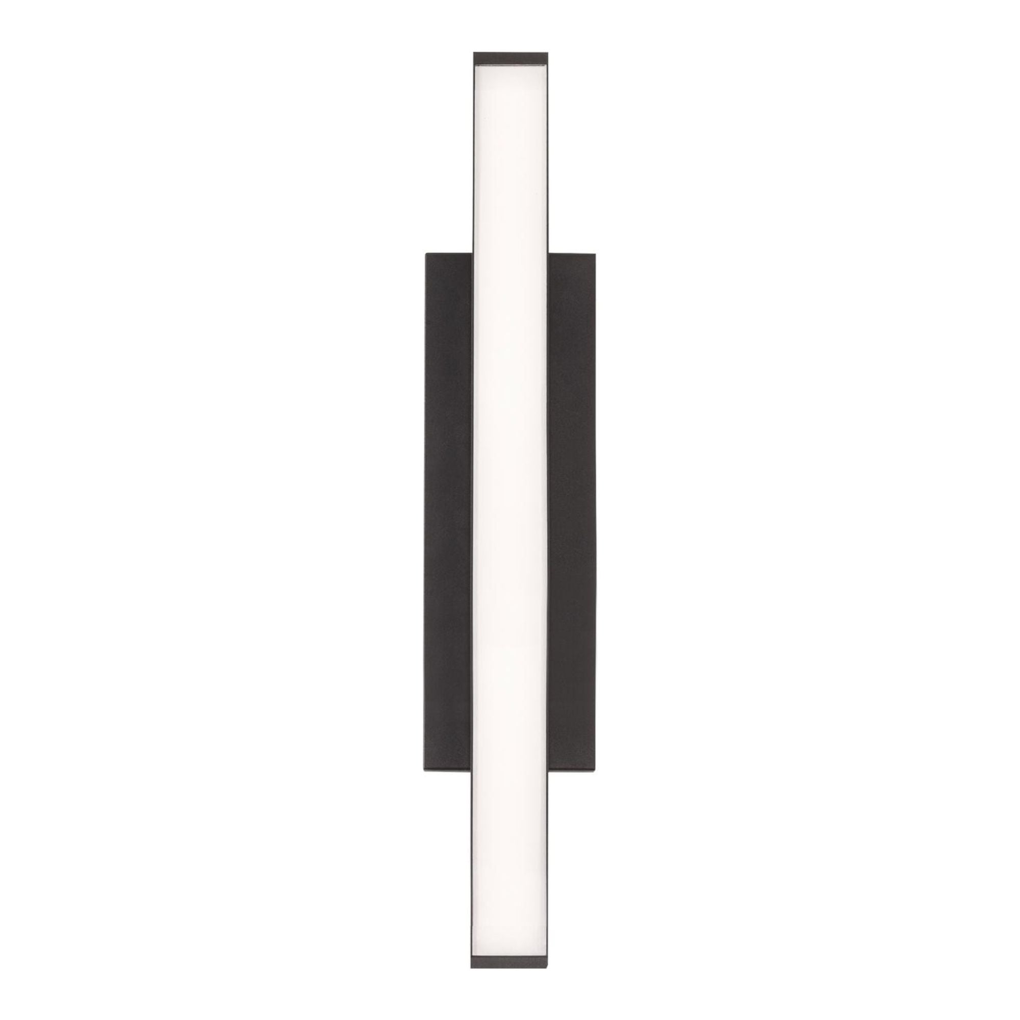 Gale 24 in. LED Outdoor Wall Sconce 1000 lumens 3000K Emergency Battery Included Textured Black Finish - Bees Lighting