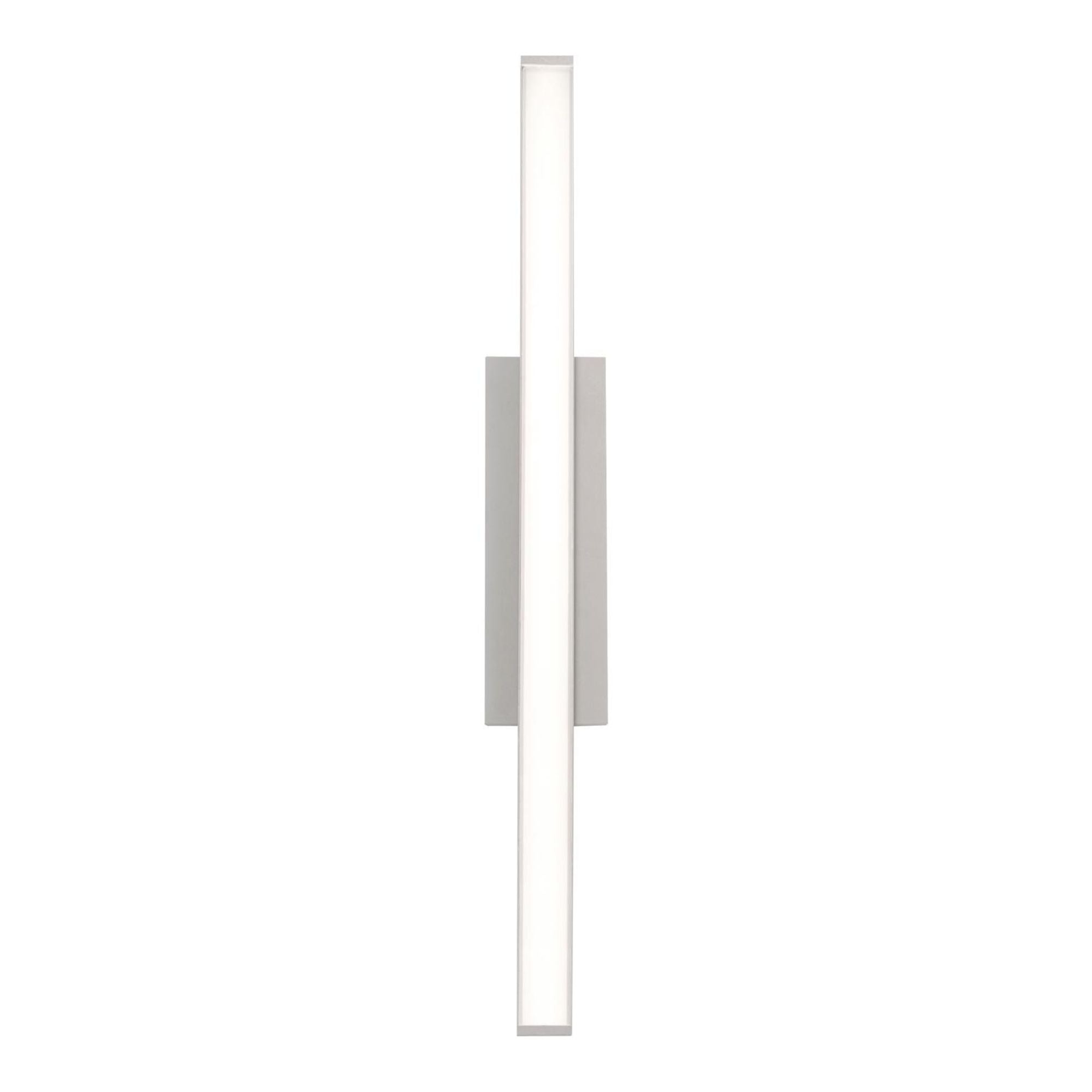Gale 36 in. LED Outdoor Wall Sconce 1400 lumens 3000K Emergency Battery Included Gray Finish - Bees Lighting