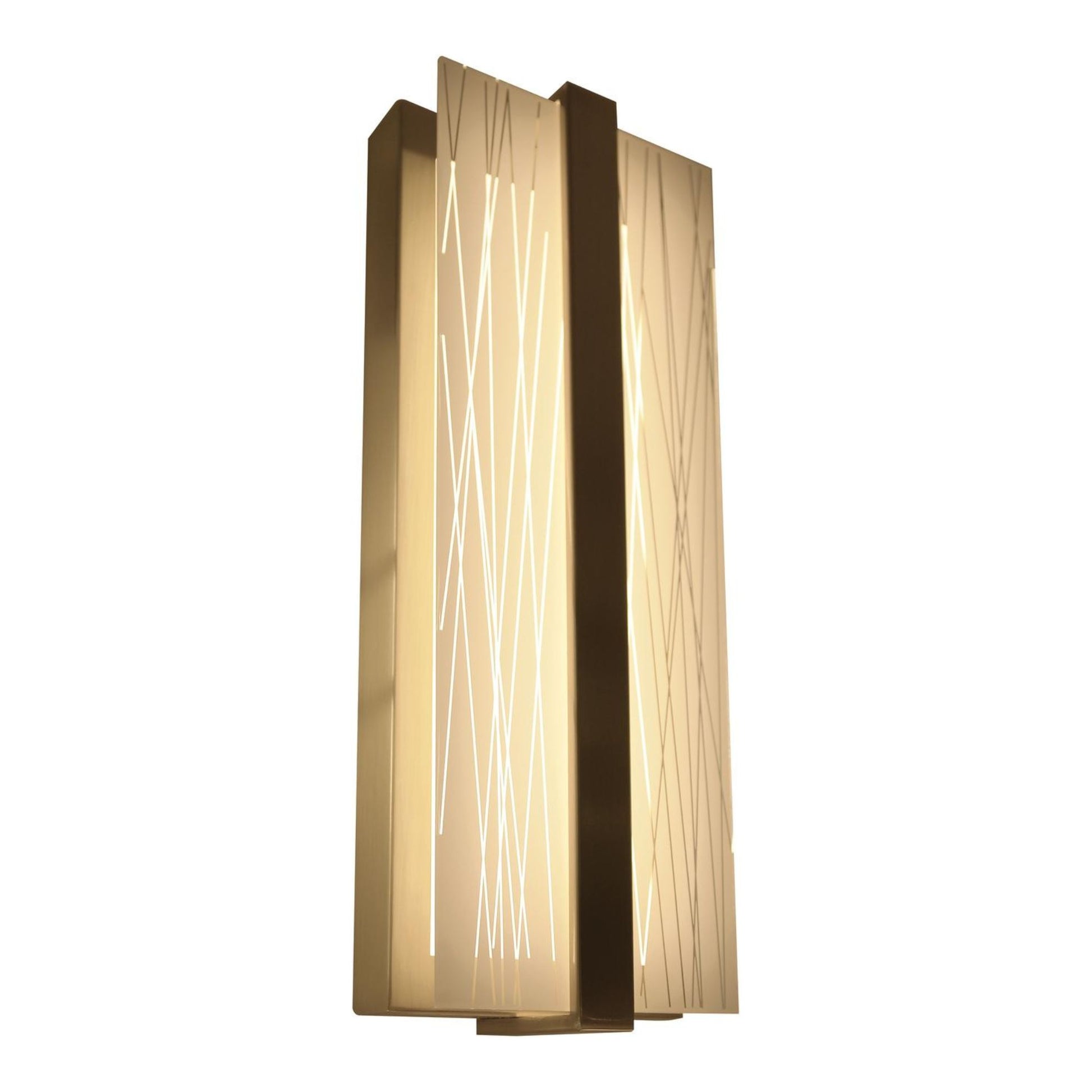 Gallery 14" LED Wall Sconce, Satin Nickel Finish - Bees Lighting