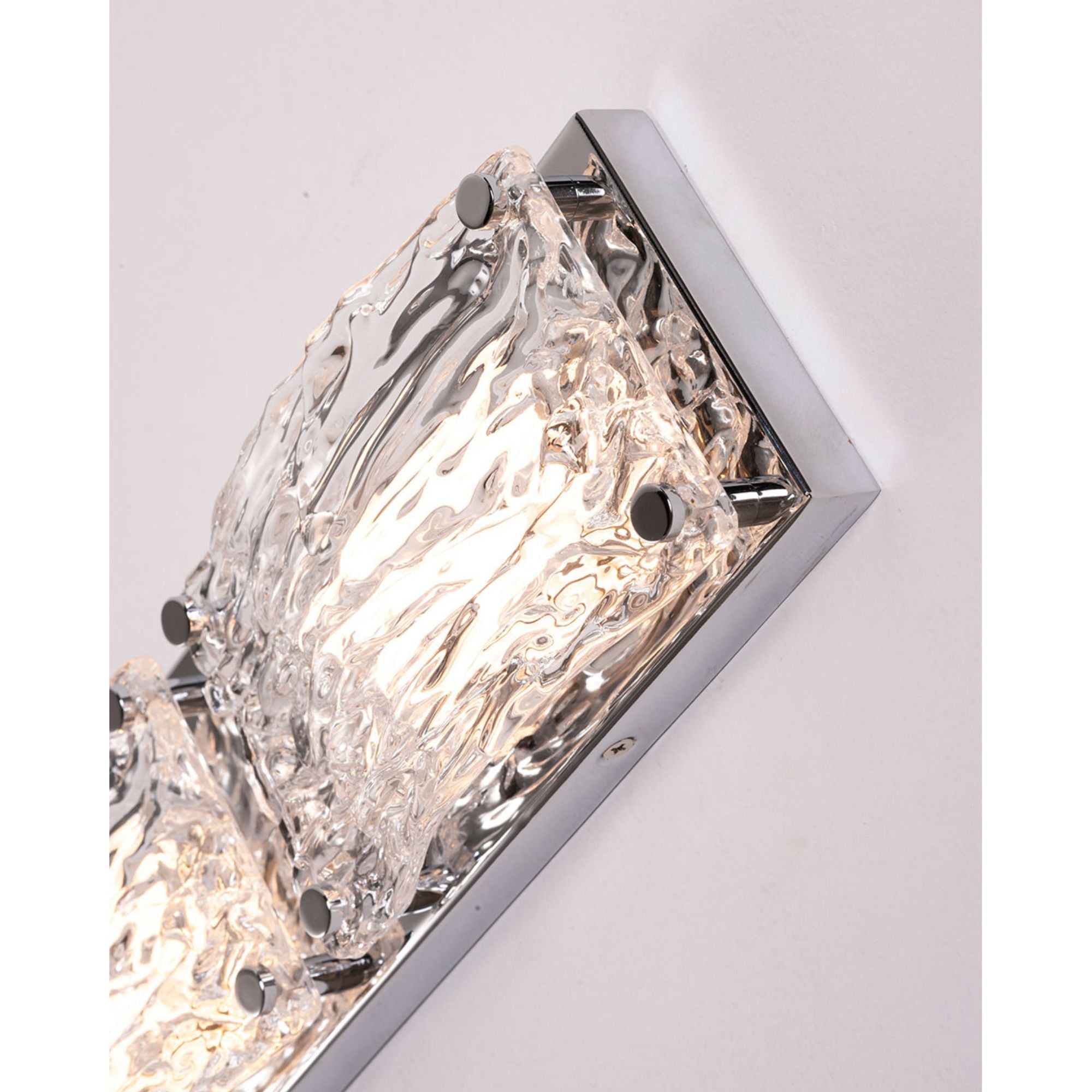 Glacier 29 in. 4 lights LED Vanity Light Polished Chrome finish - Bees Lighting