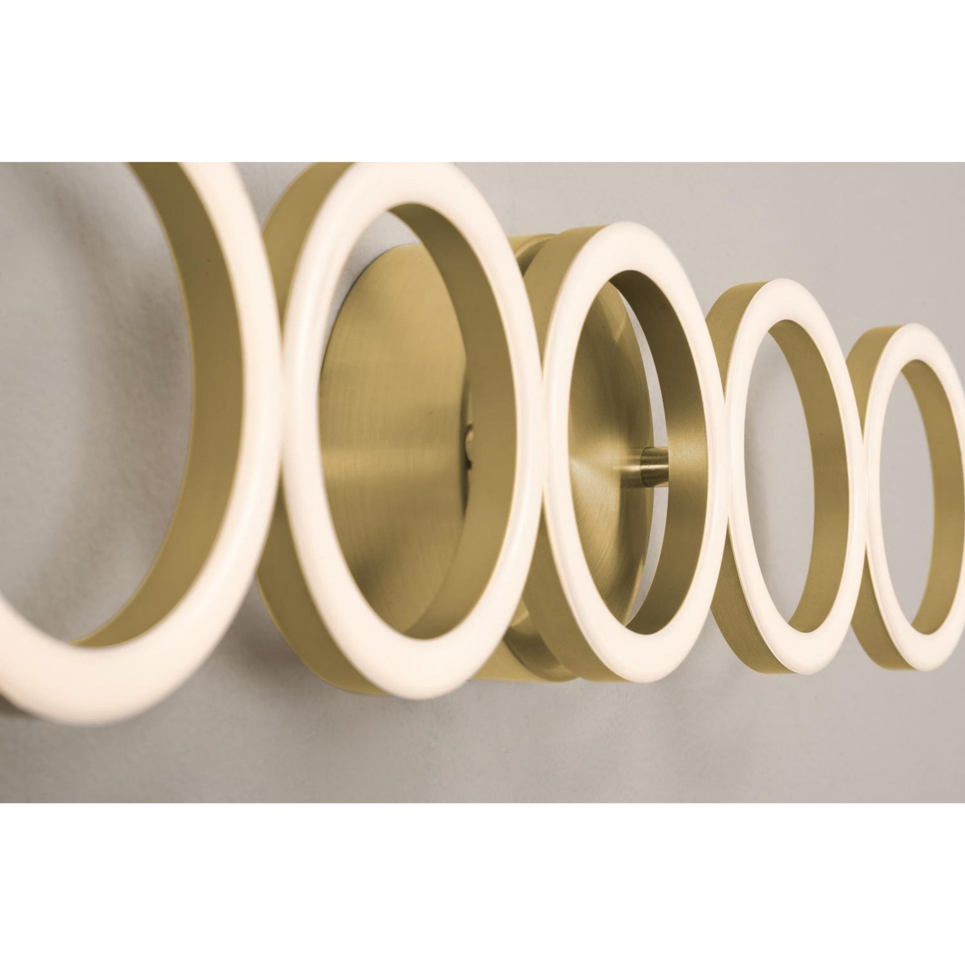 Glo 24" LED Vanity, Satin Brass Finish - Bees Lighting