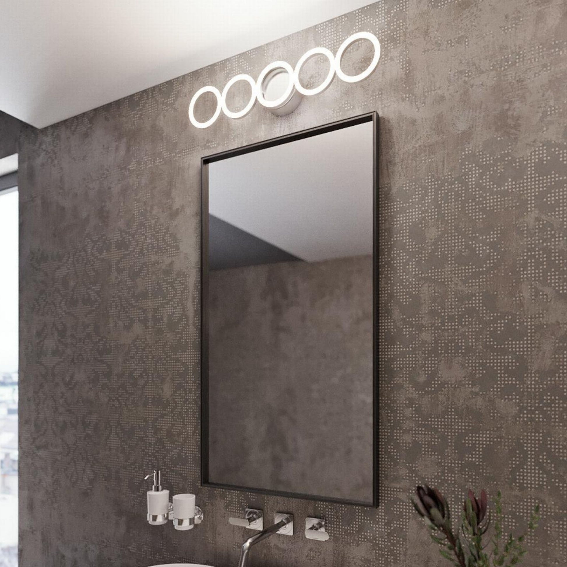 Glo 24" LED Vanity, Satin Brass Finish - Bees Lighting