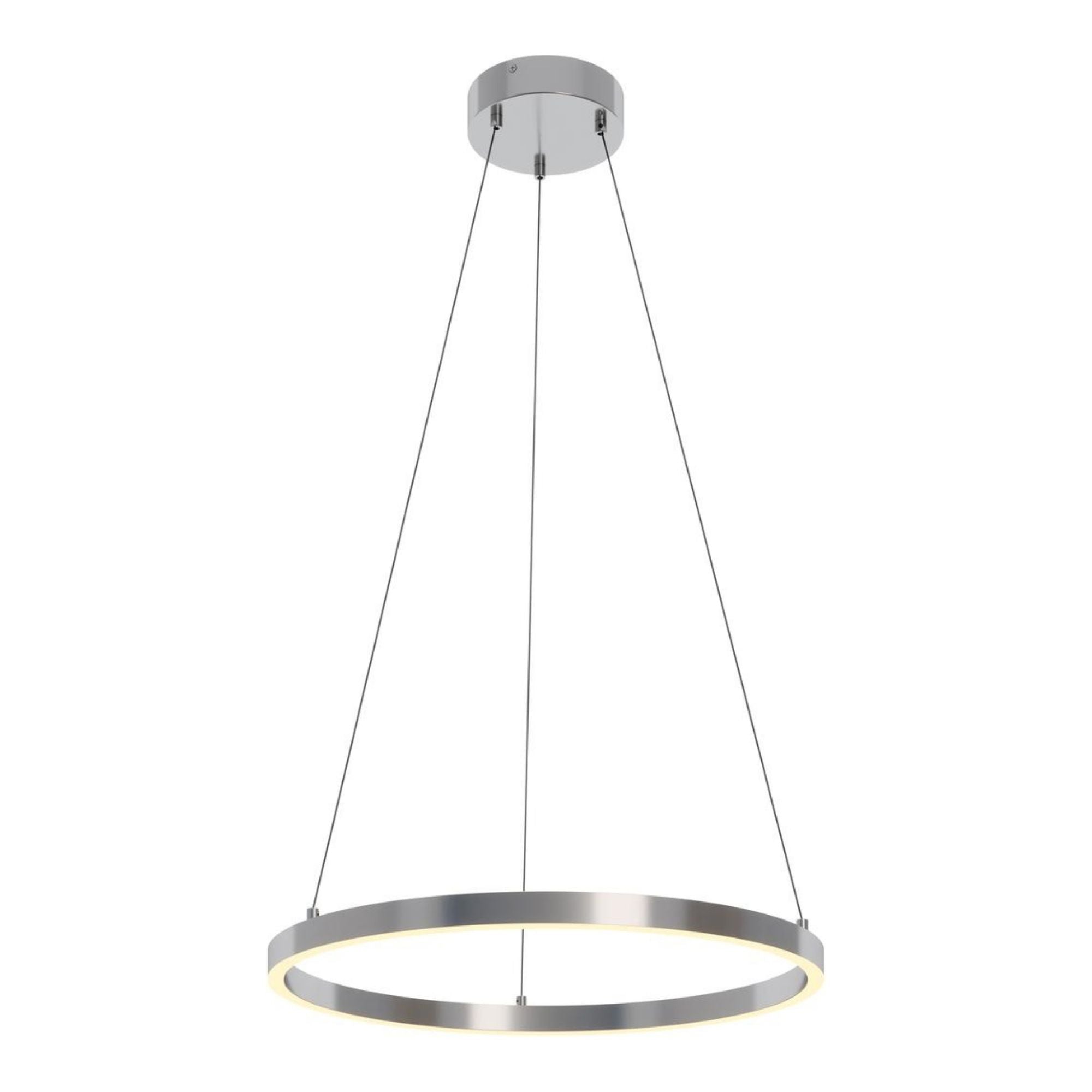 Glo 24" LED Pendant, Satin Nickel Finish - Bees Lighting