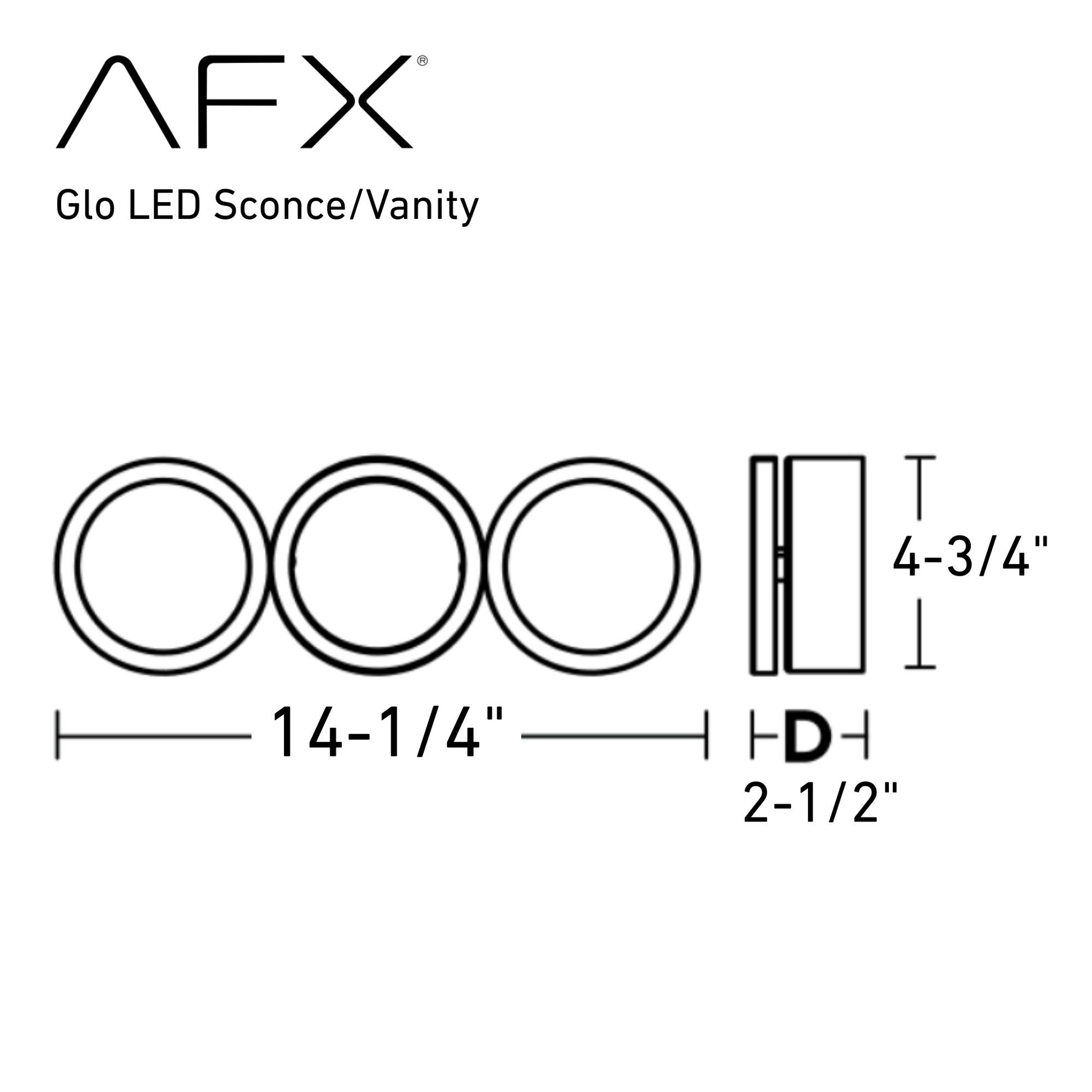 Glo 14" LED Wall Sconce, Satin Brass Finish - Bees Lighting