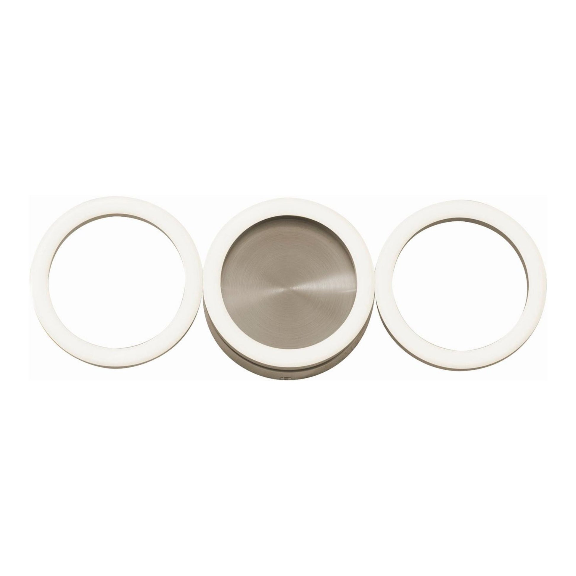 Glo 14" LED Wall Sconce, Satin Nickel Finish - Bees Lighting