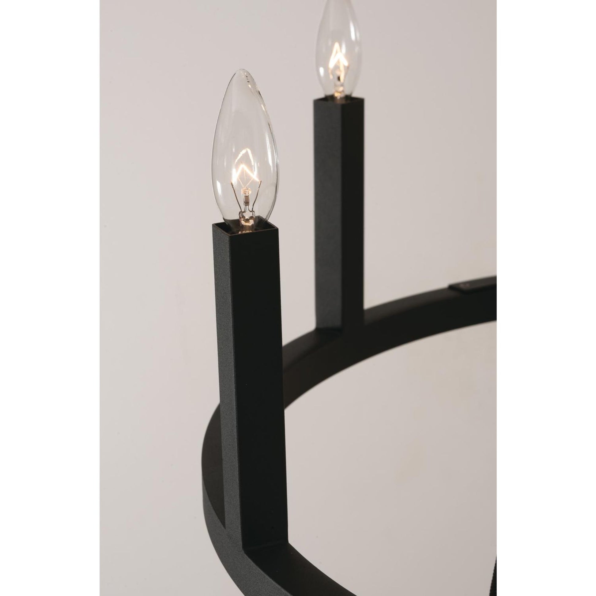 Grace 26" 6-Light Pendant, Black Finish - Bees Lighting