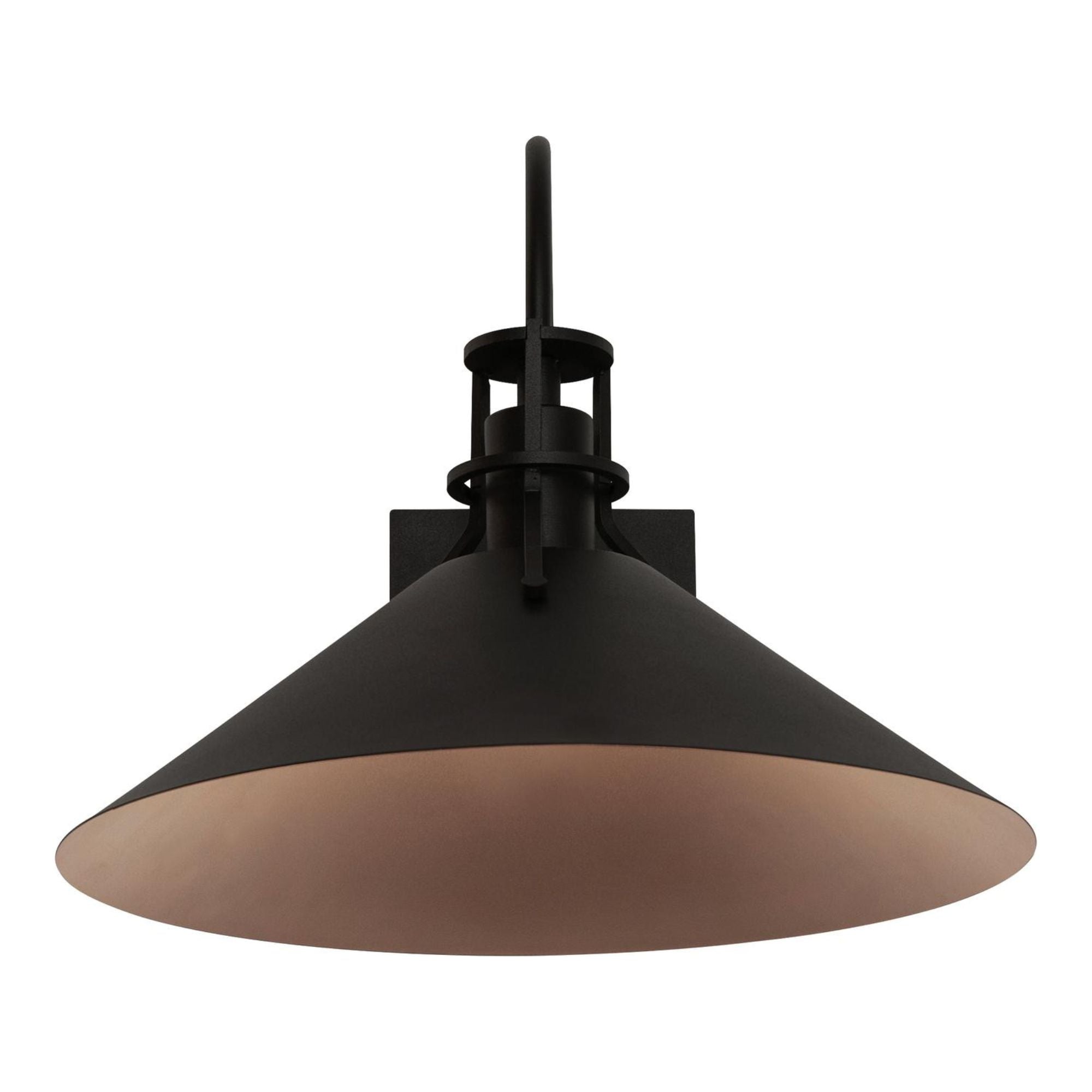 Gus 15 In. LED Outdoor Wall Sconce Black Finish - Bees Lighting