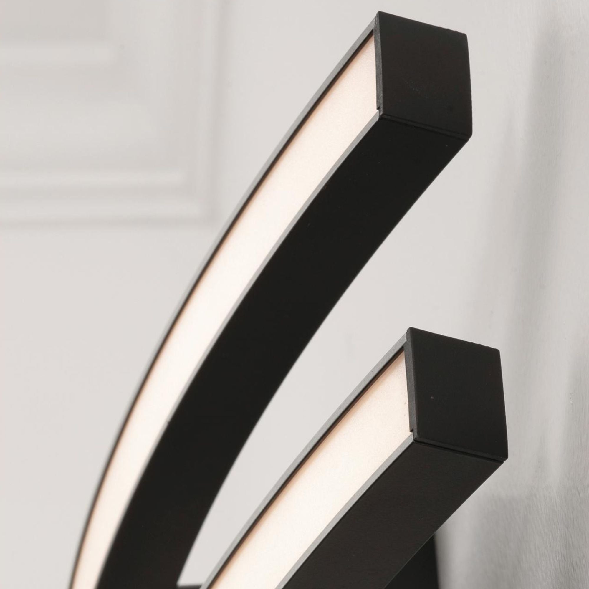 Harper 2 Lights 25 In. LED Bath Bar Black Finish - Bees Lighting
