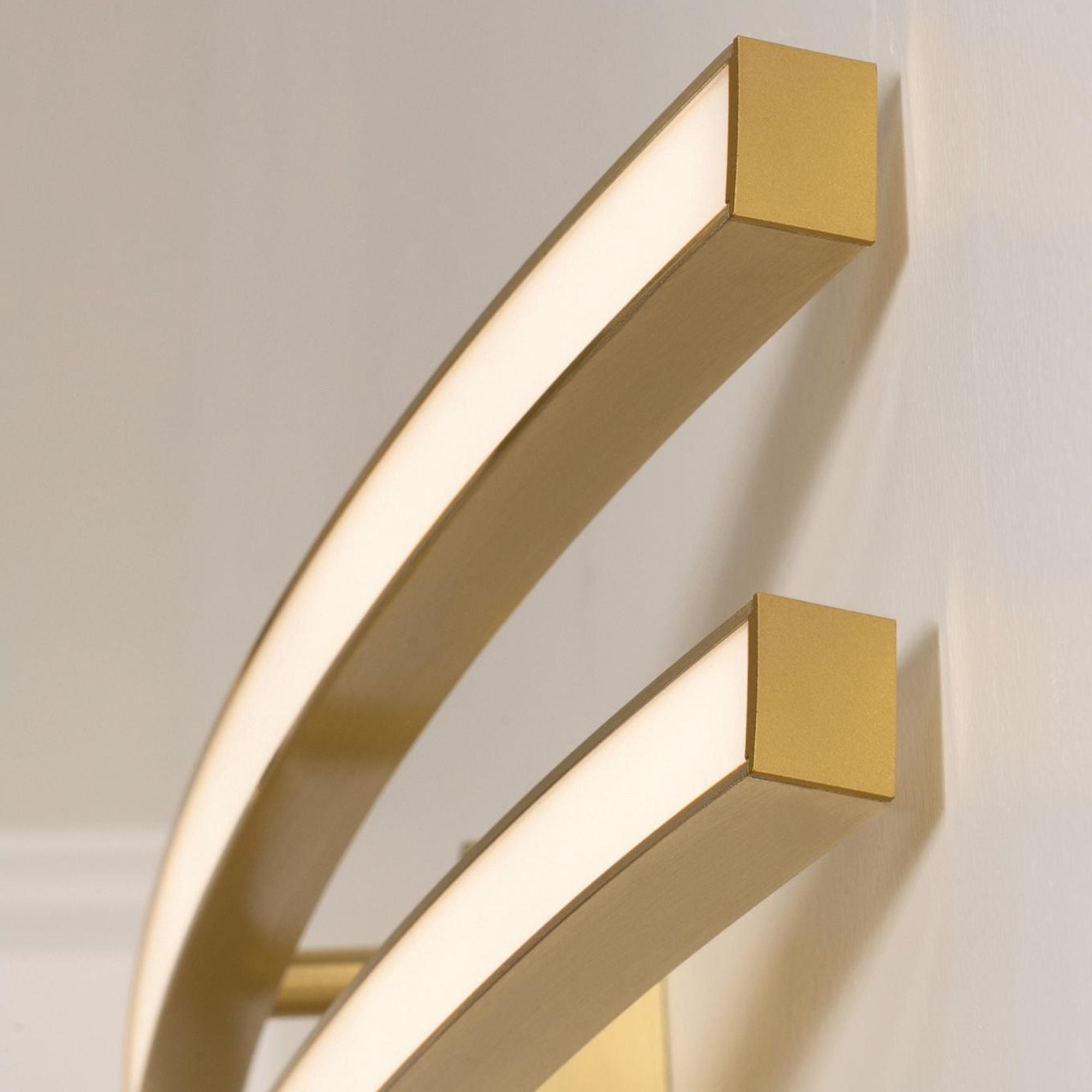 Harper 2 Lights 25 In. LED Bath Bar Satin Brass Finish - Bees Lighting