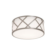 Haven 13" LED Flush Mount, 3CCT, Satin Nickel Finish