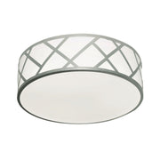 Haven 21" LED Flush Mount, 3CCT, Satin Nickel Finish