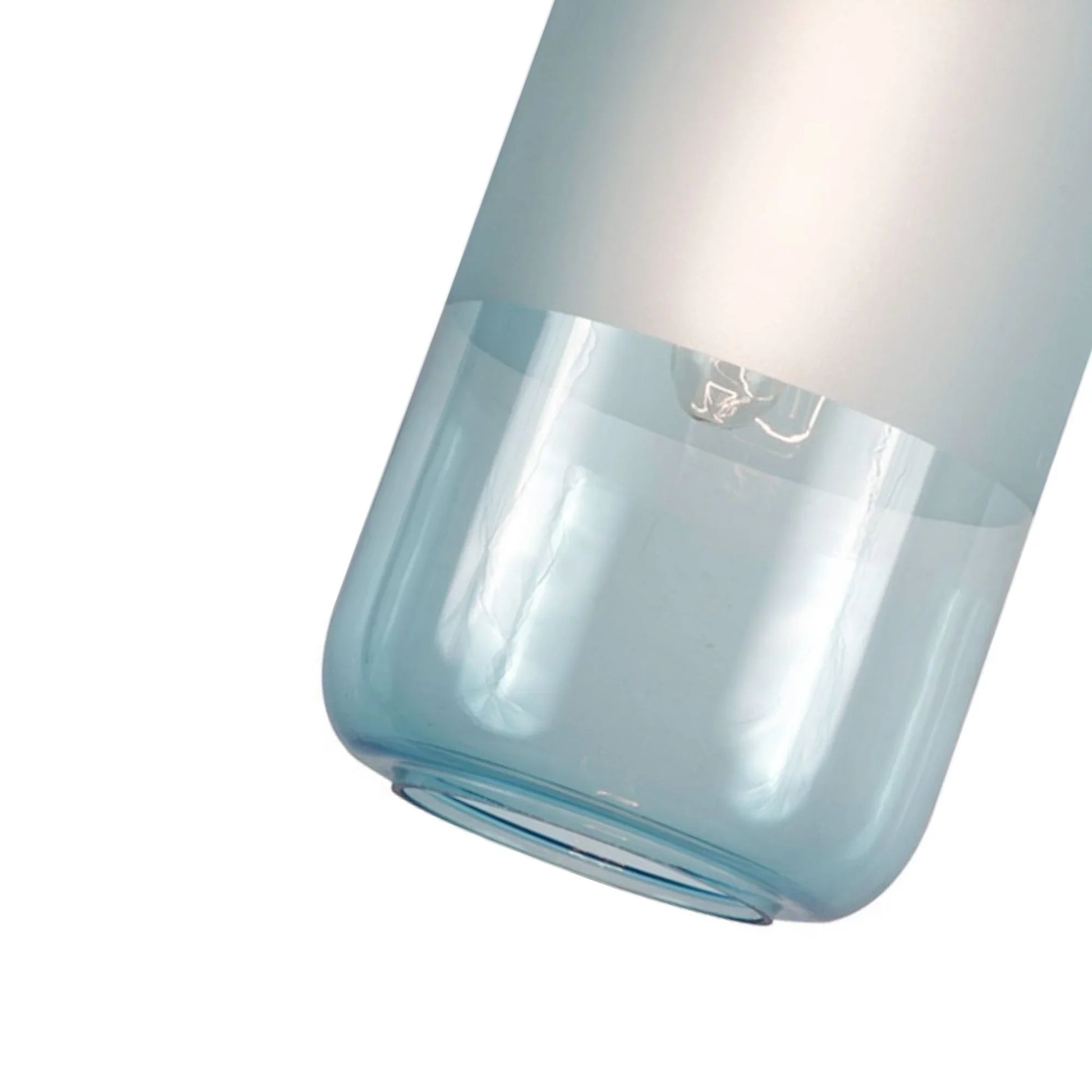 Hermosa 41" 3-Light Linear Pendant, Satin Nickel & Aqua Shade - Bees Lighting