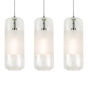 Hermosa 41" 3 lights Linear Pendant Light Satin Nickel - Bees Lighting