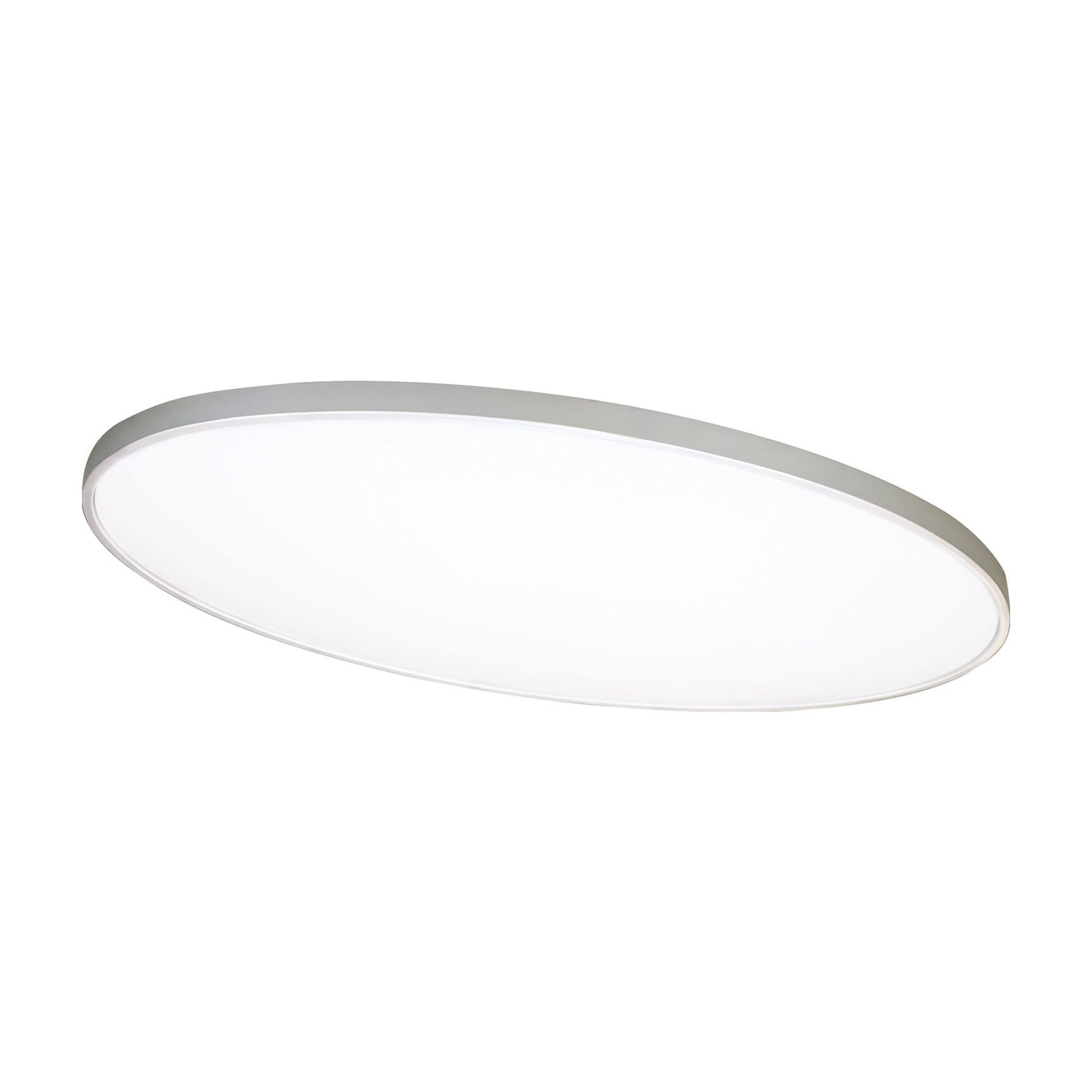 Ideal 32" LED Flush Mount, Satin Nickel Finish - Bees Lighting