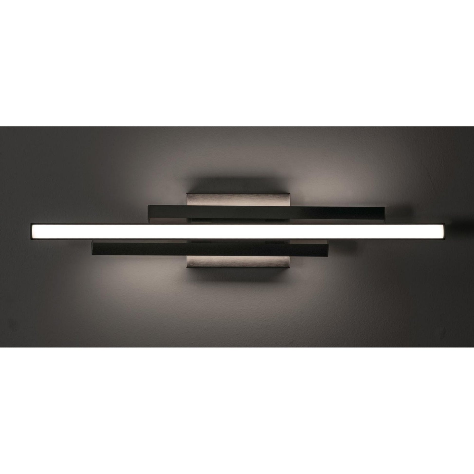 Indra 24" LED Vanity, Black Finish - Bees Lighting