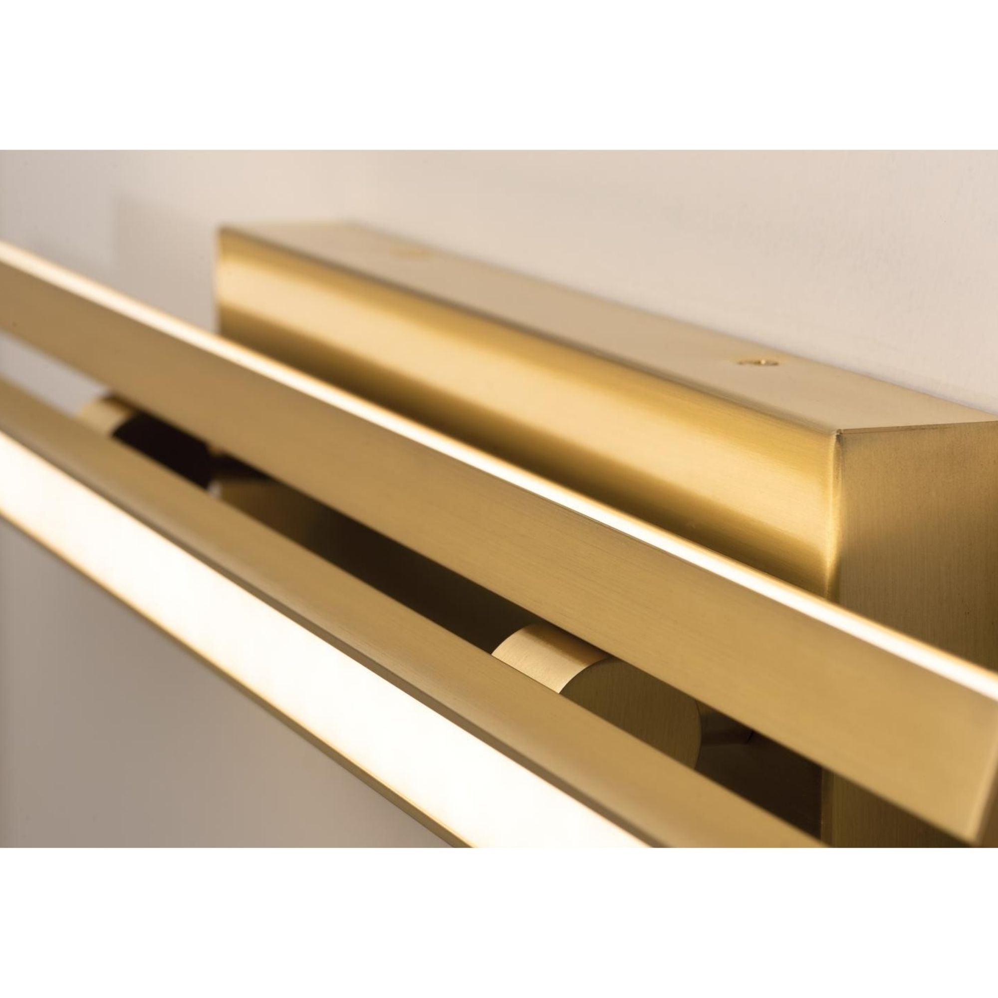 Indra 24" LED Vanity, Satin Brass Finish - Bees Lighting