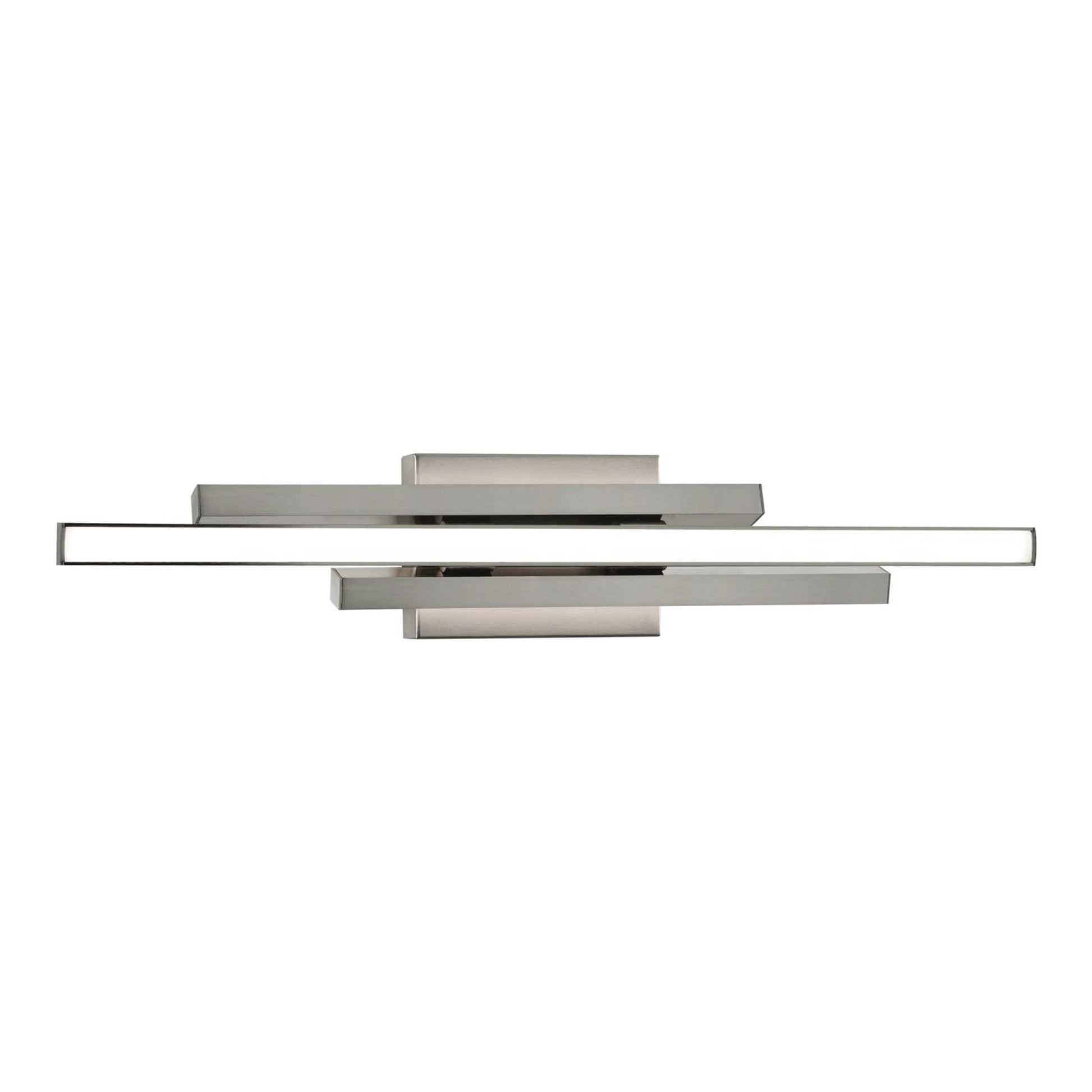 Indra 24" LED Vanity, Satin Nickel Finish - Bees Lighting