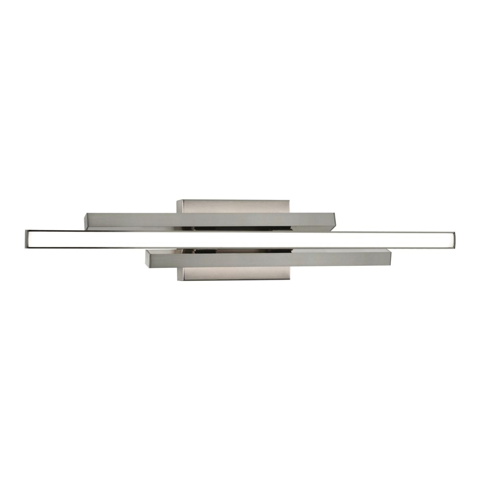Indra 24" LED Vanity, Satin Nickel Finish - Bees Lighting